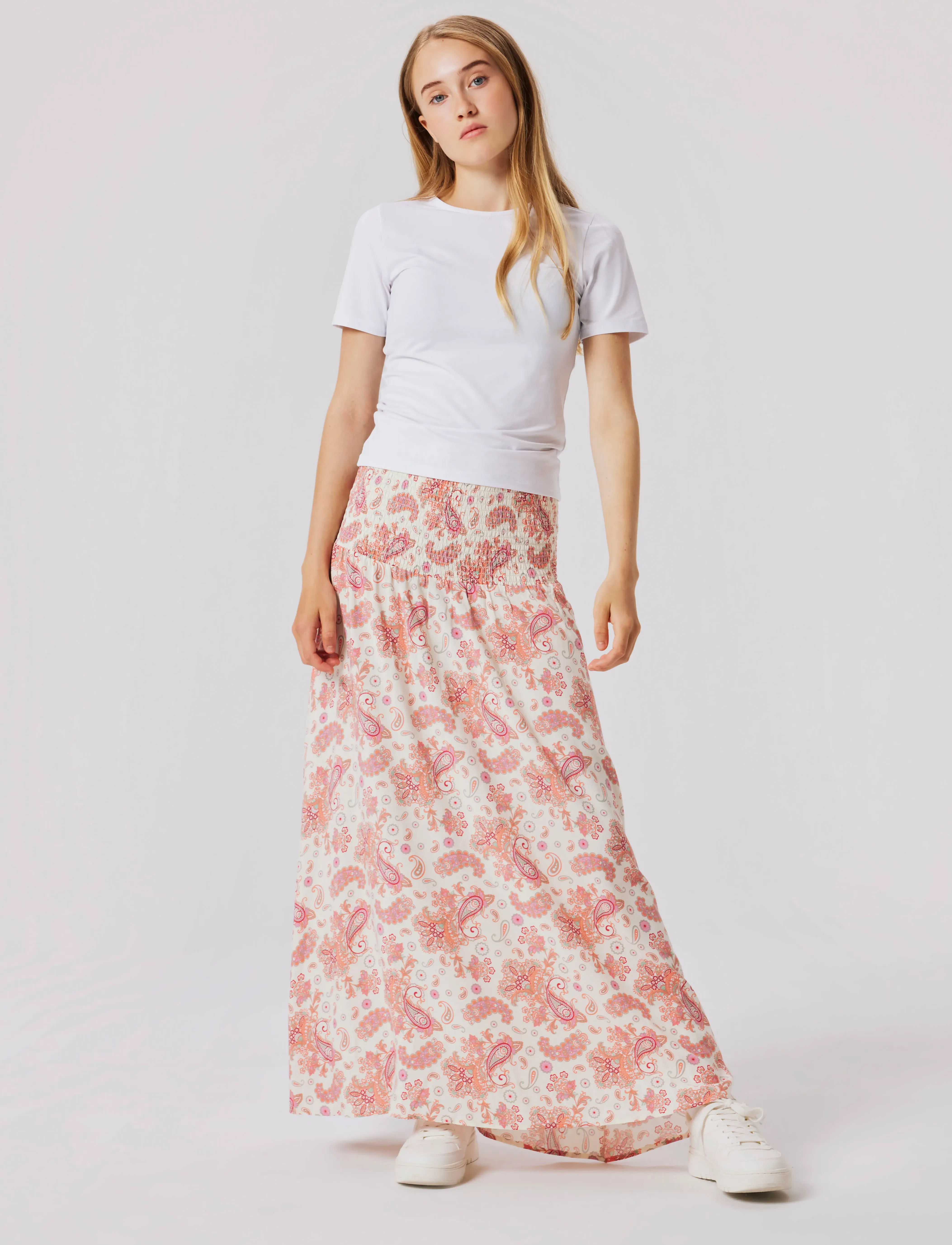 LMTD - NLFSANDY MAXI SKIRT - kjoler uten ermer i avslappet stil - georgia peach - 3
