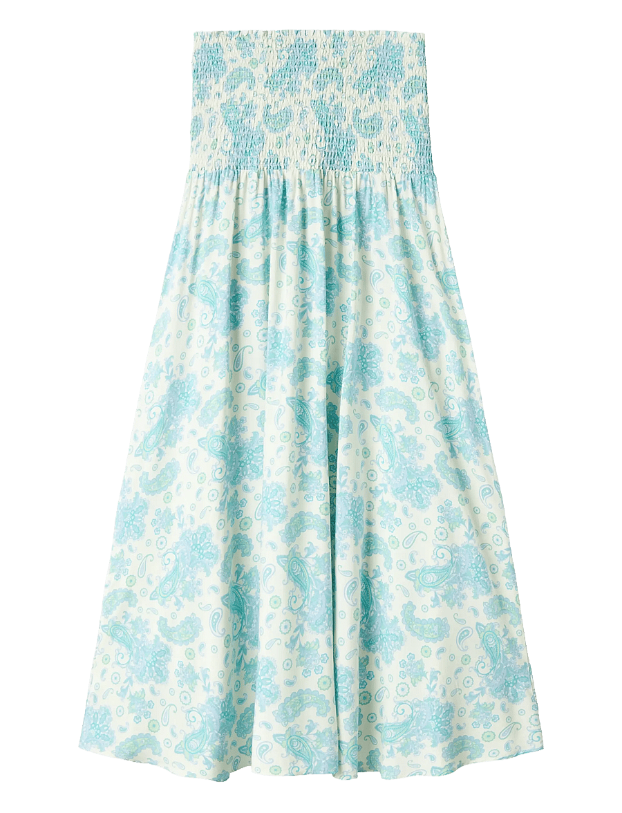 LMTD - NLFSANDY MAXI SKIRT - Ærmeløse hverdagskjoler - scuba blue - 0