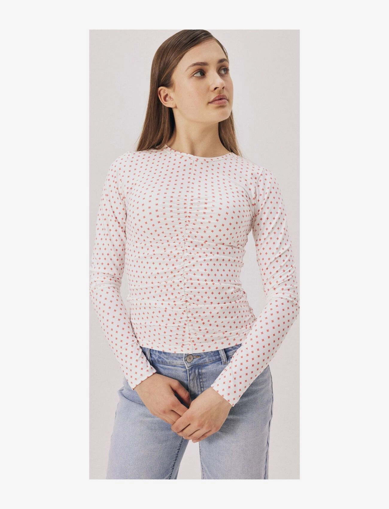 LMTD - NLFDINCIAOP LS SHORT S TOP - bright white - 3