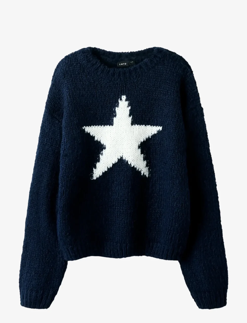 LMTD - NLFBOW LS SHORT KNIT - pullover - dark sapphire - 0