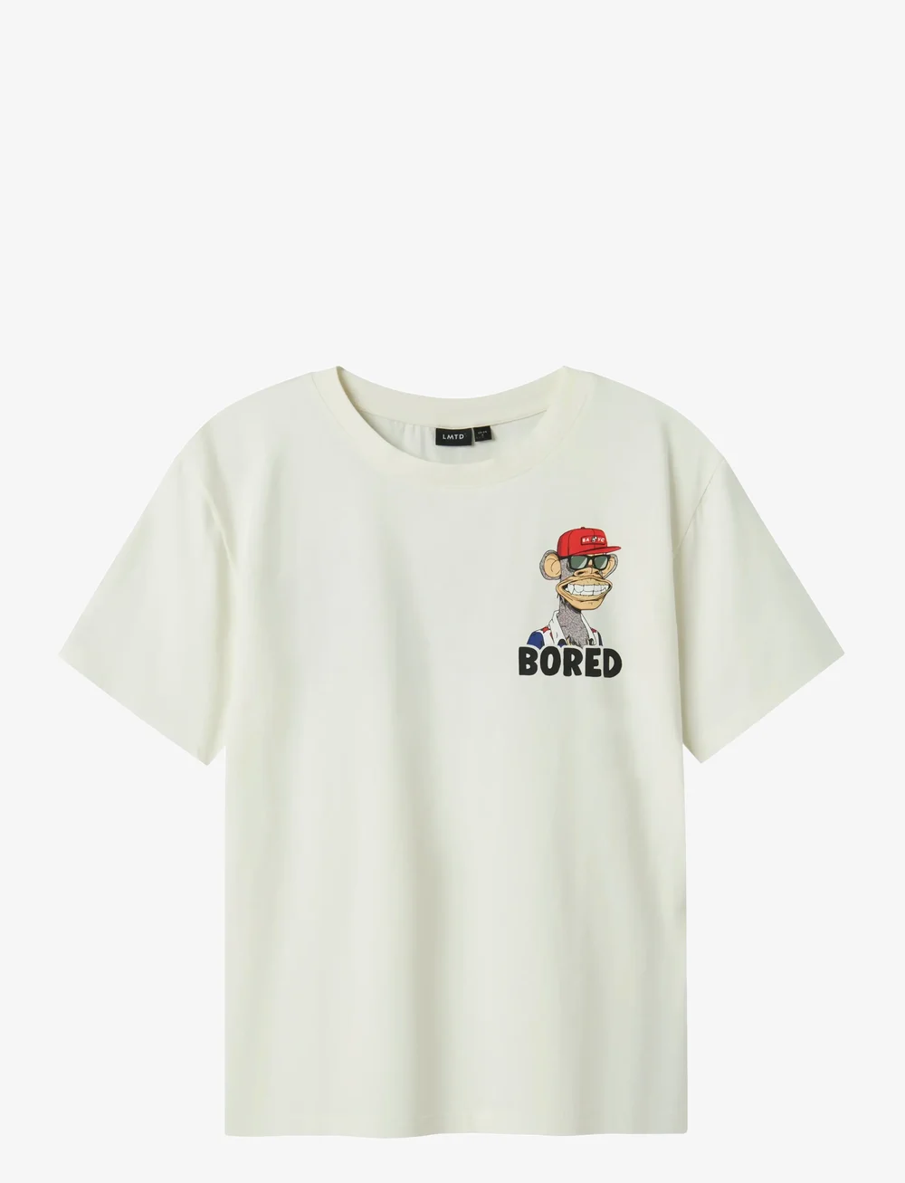 LMTD - NLMMAKARA BOD SS L TOP SKY - kurzärmelige - cloud dancer - 0