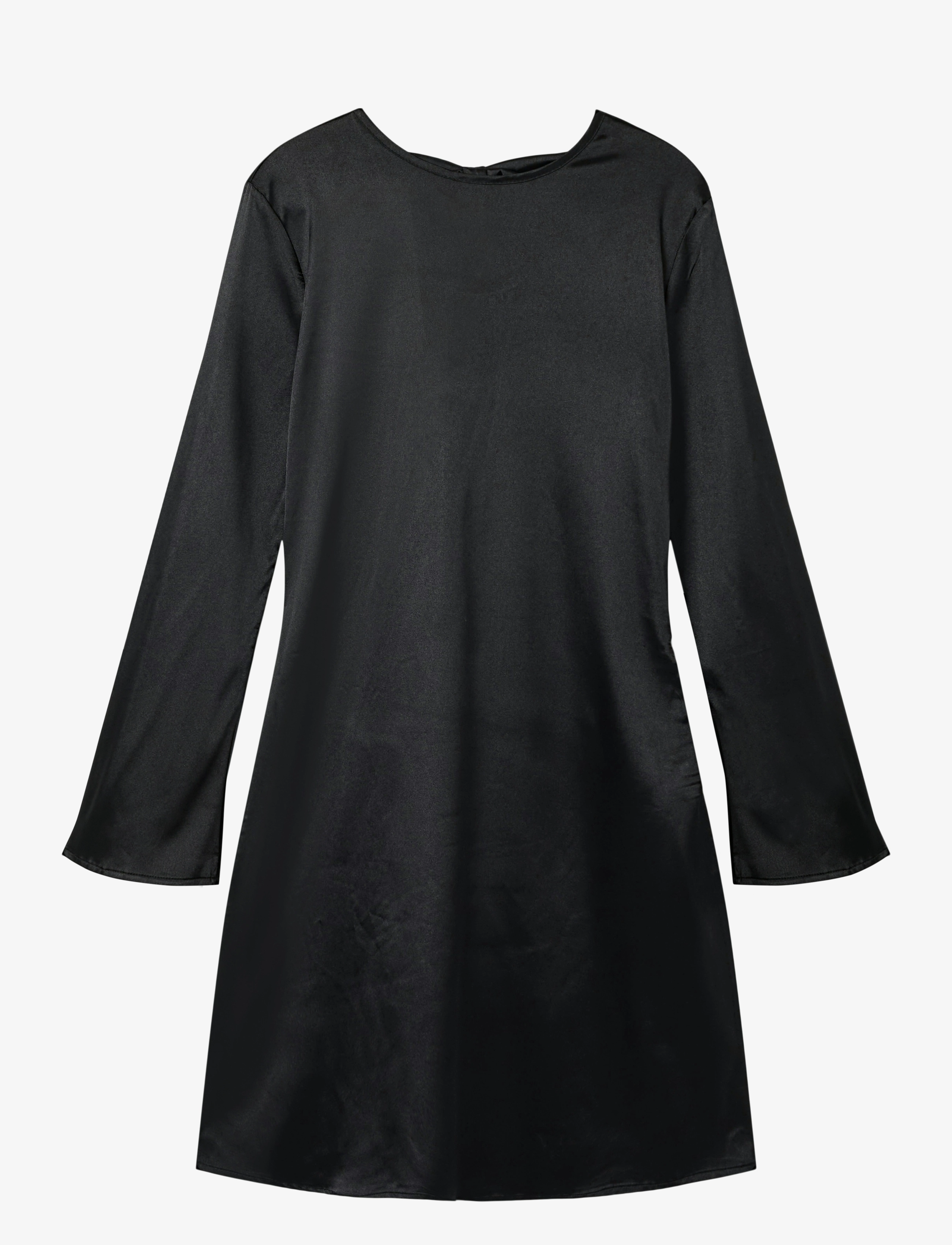 LMTD NLFSATIN LS BOW DRESS - LMTD - BLACK / black