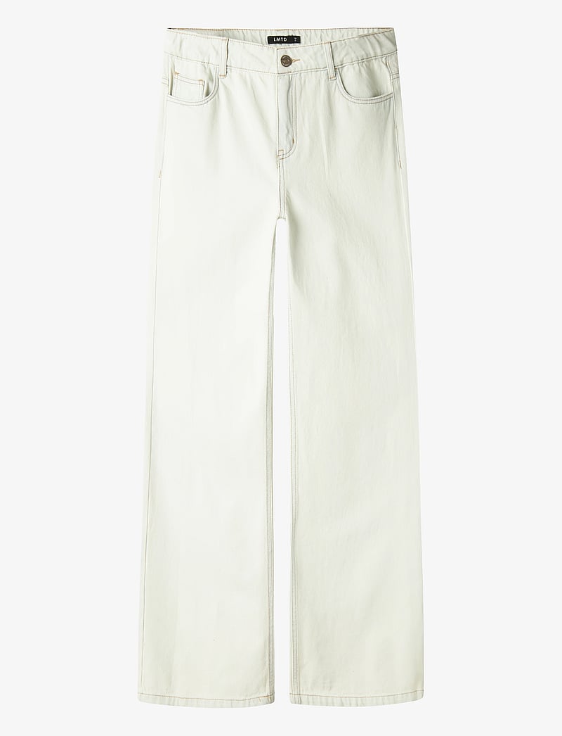 LMTD - NLFNOUD LW LC WIDE PANT - laia säärega teksad - white alyssum - 0