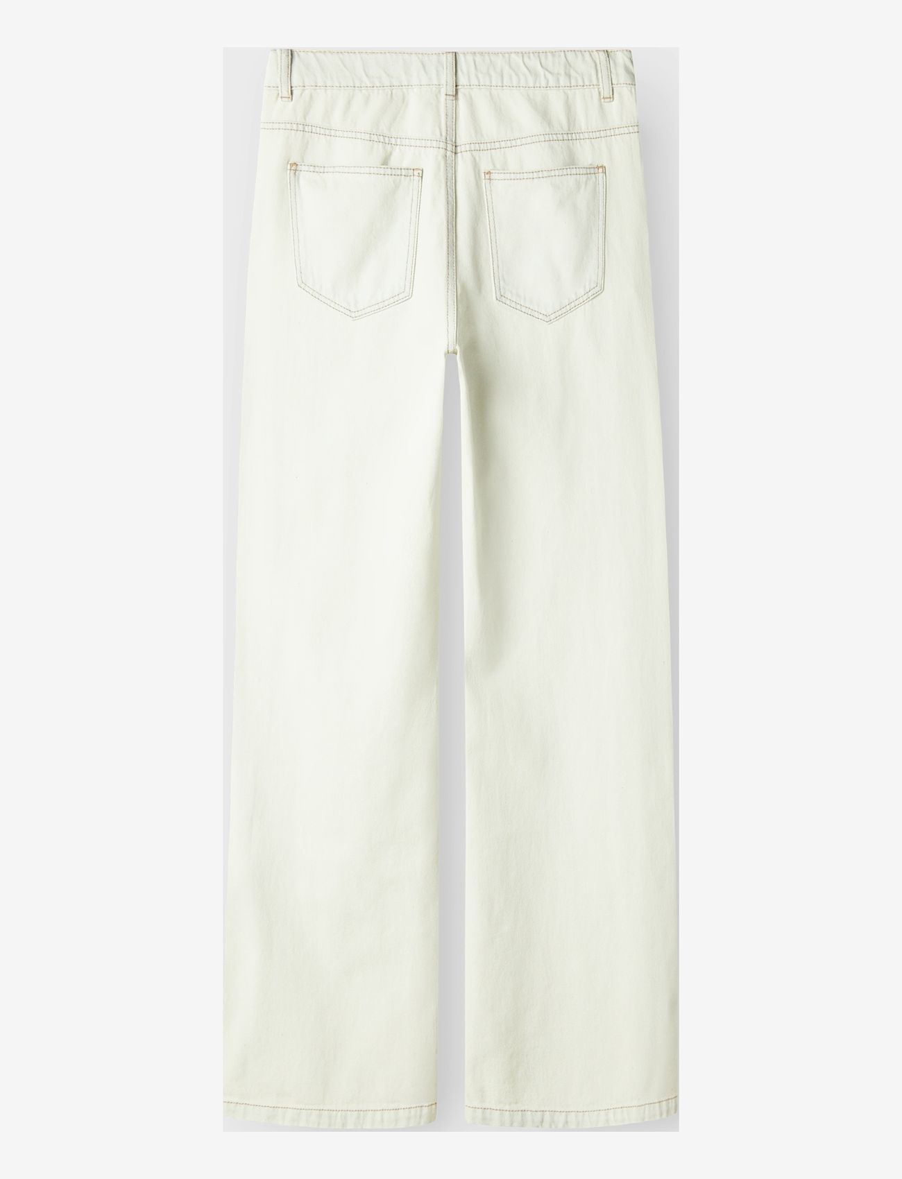 LMTD - NLFNOUD LW LC WIDE PANT - laia säärega teksad - white alyssum - 1