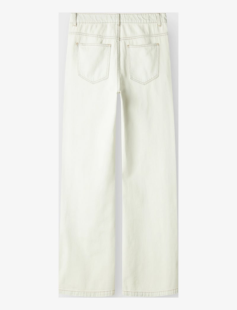 LMTD - NLFNOUD LW LC WIDE PANT - laia säärega teksad - white alyssum - 1