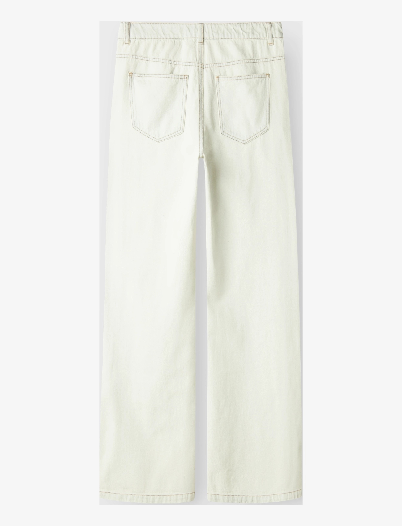 LMTD - NLFNOUD LW LC WIDE PANT - white alyssum - 1