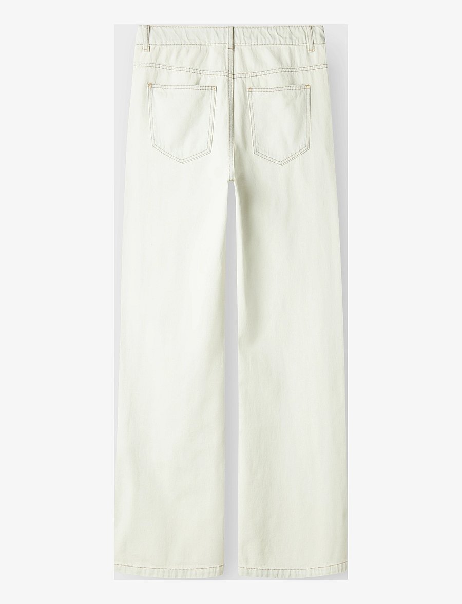 LMTD - NLFNOUD LW LC WIDE PANT - white alyssum - 1