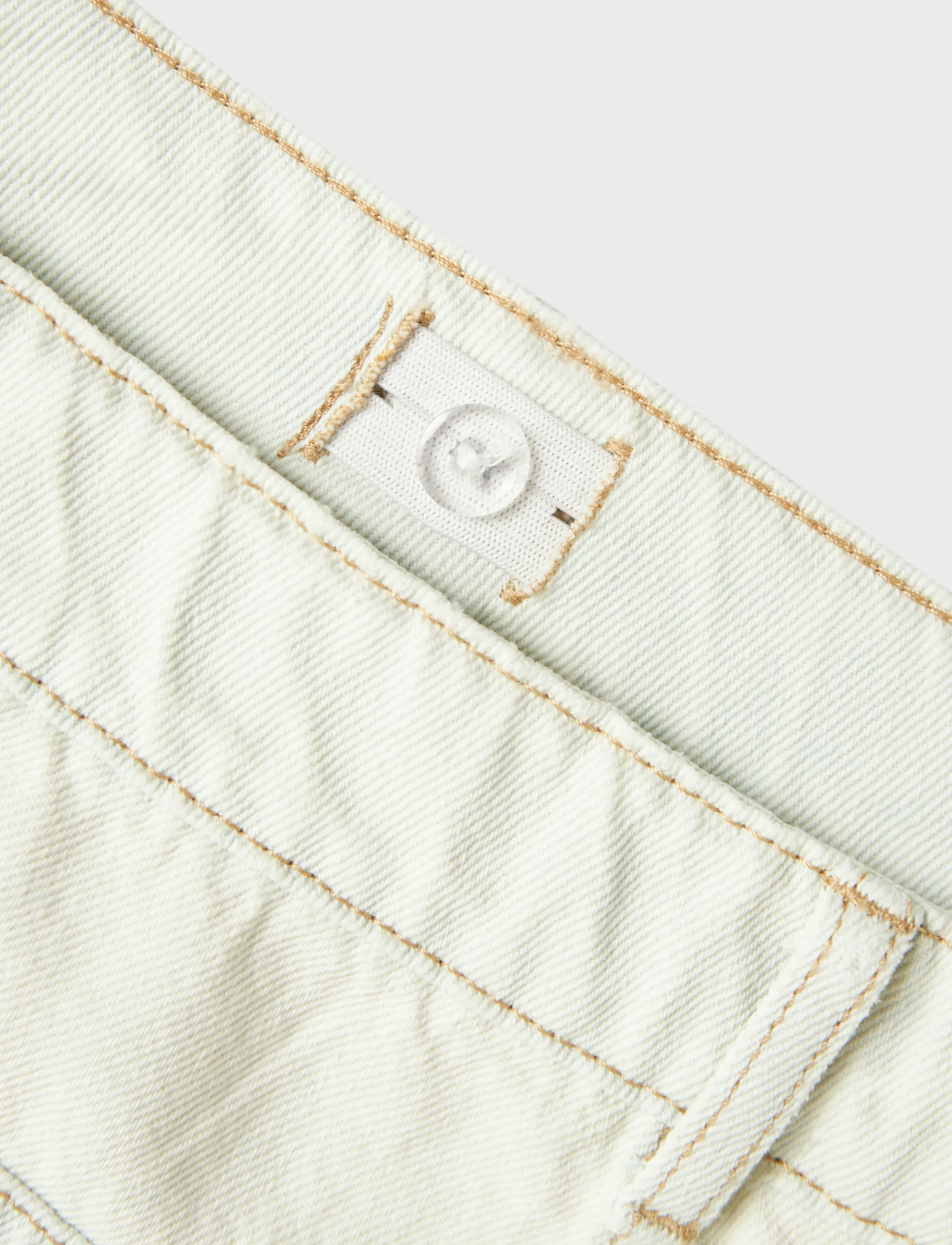 LMTD - NLFNOUD LW LC WIDE PANT - white alyssum - 2