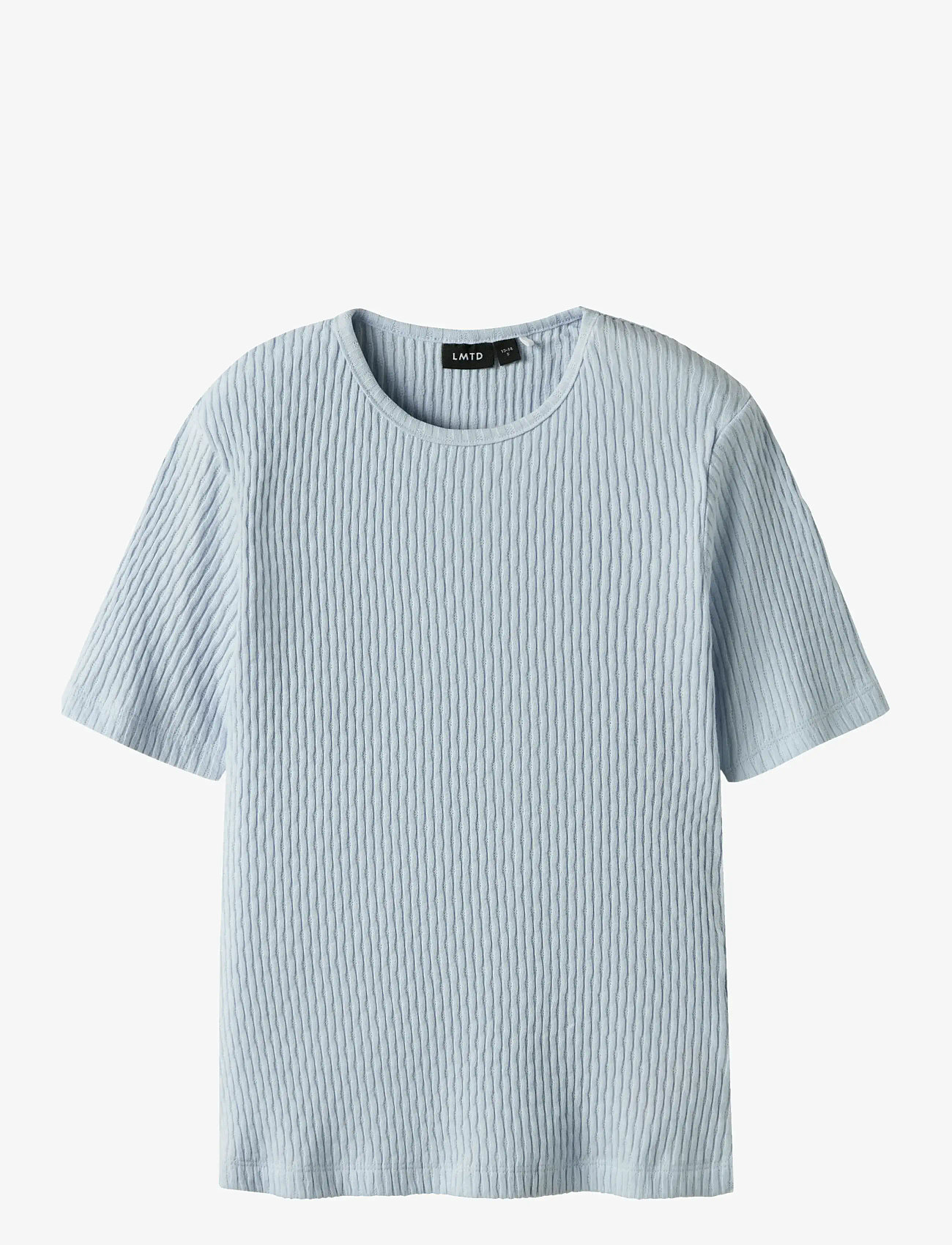 LMTD - NLFNINUSA SS SHORT TOP - kortærmede t-shirts - heather - 0