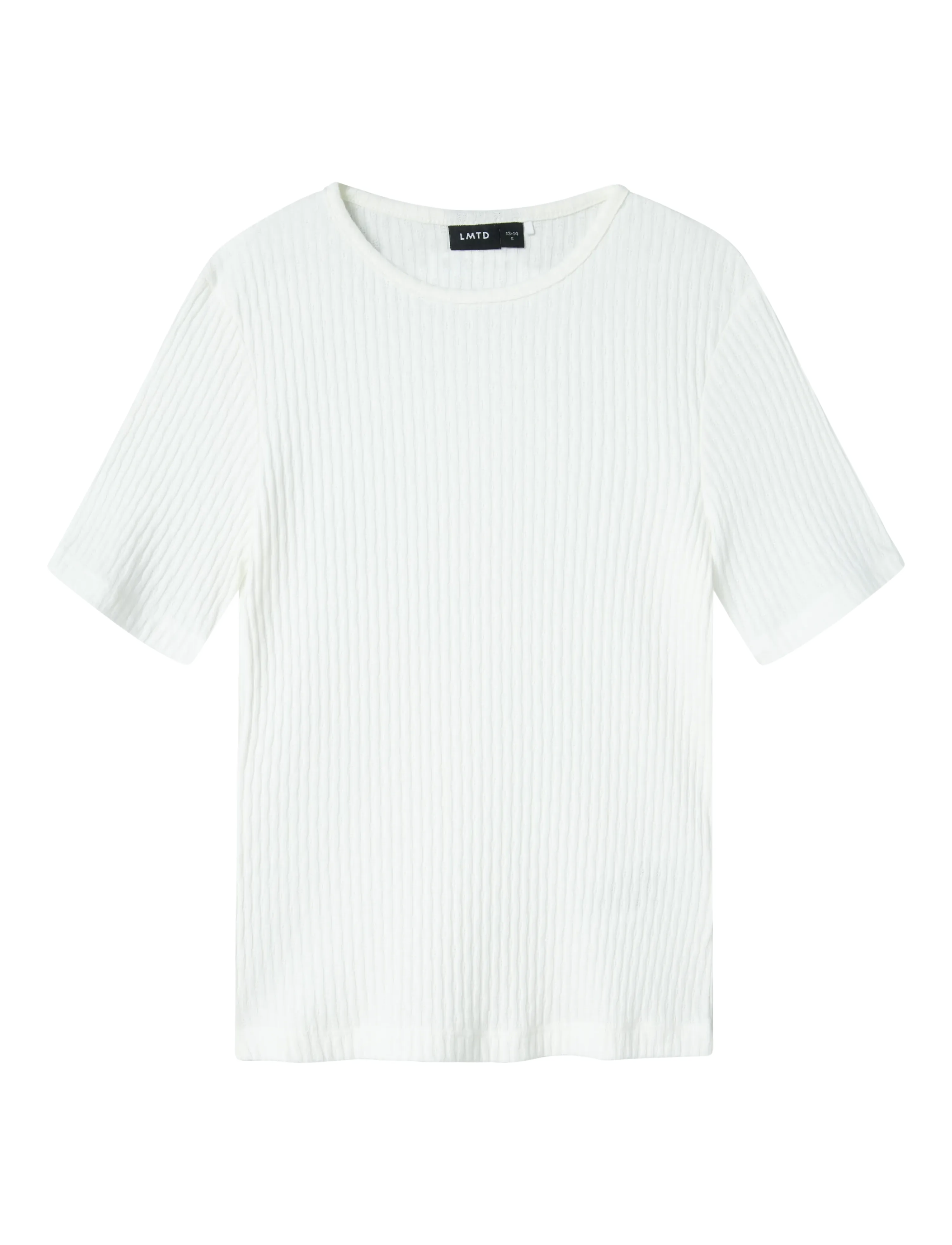 NLFNINUSA SS SHORT TOP - WHITE ALYSSUM