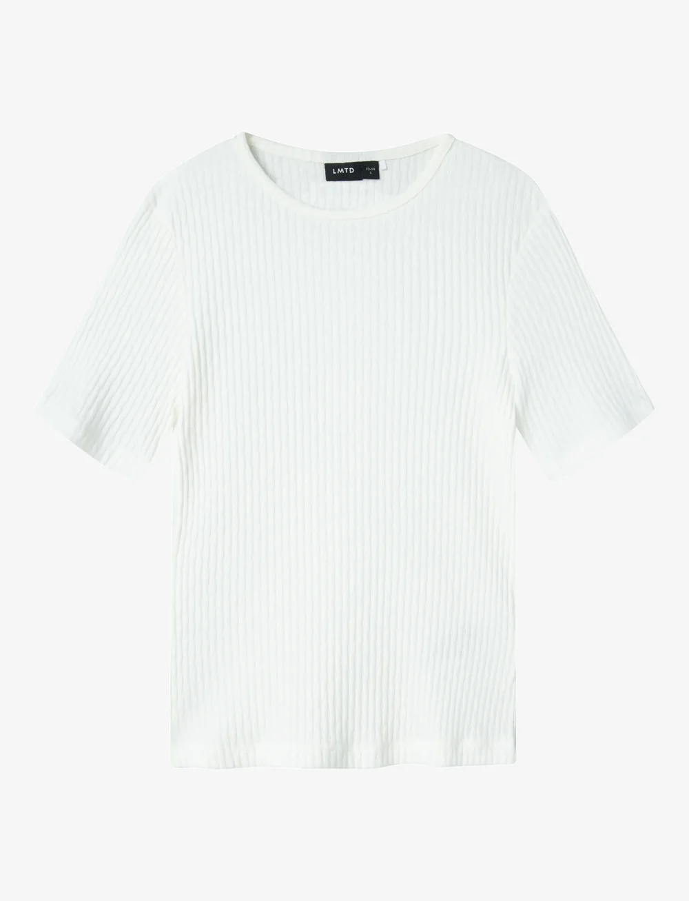 LMTD - NLFNINUSA SS SHORT TOP - kurzärmelige - white alyssum - 1