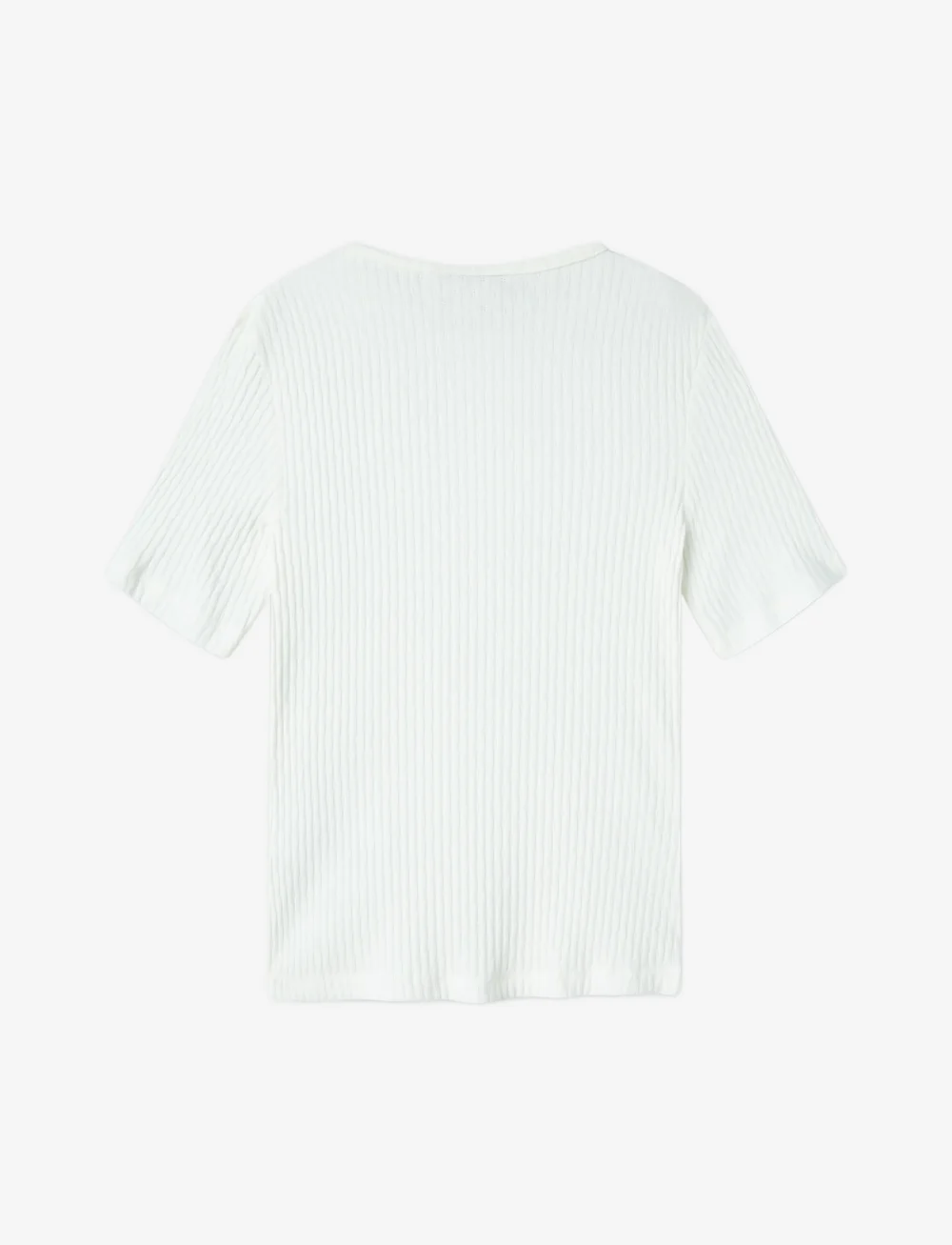LMTD - NLFNINUSA SS SHORT TOP - kurzärmelige - white alyssum - 2