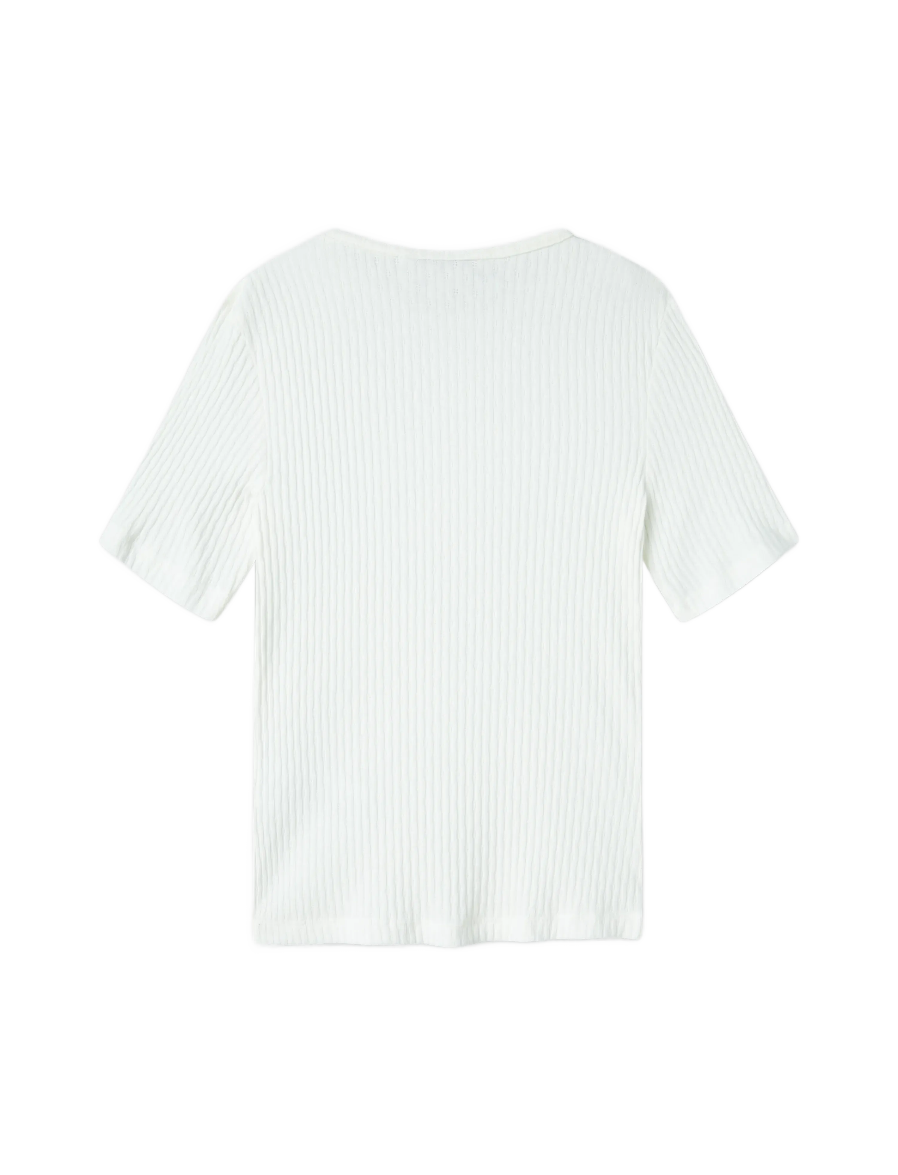 LMTD - NLFNINUSA SS SHORT TOP - white alyssum - 2