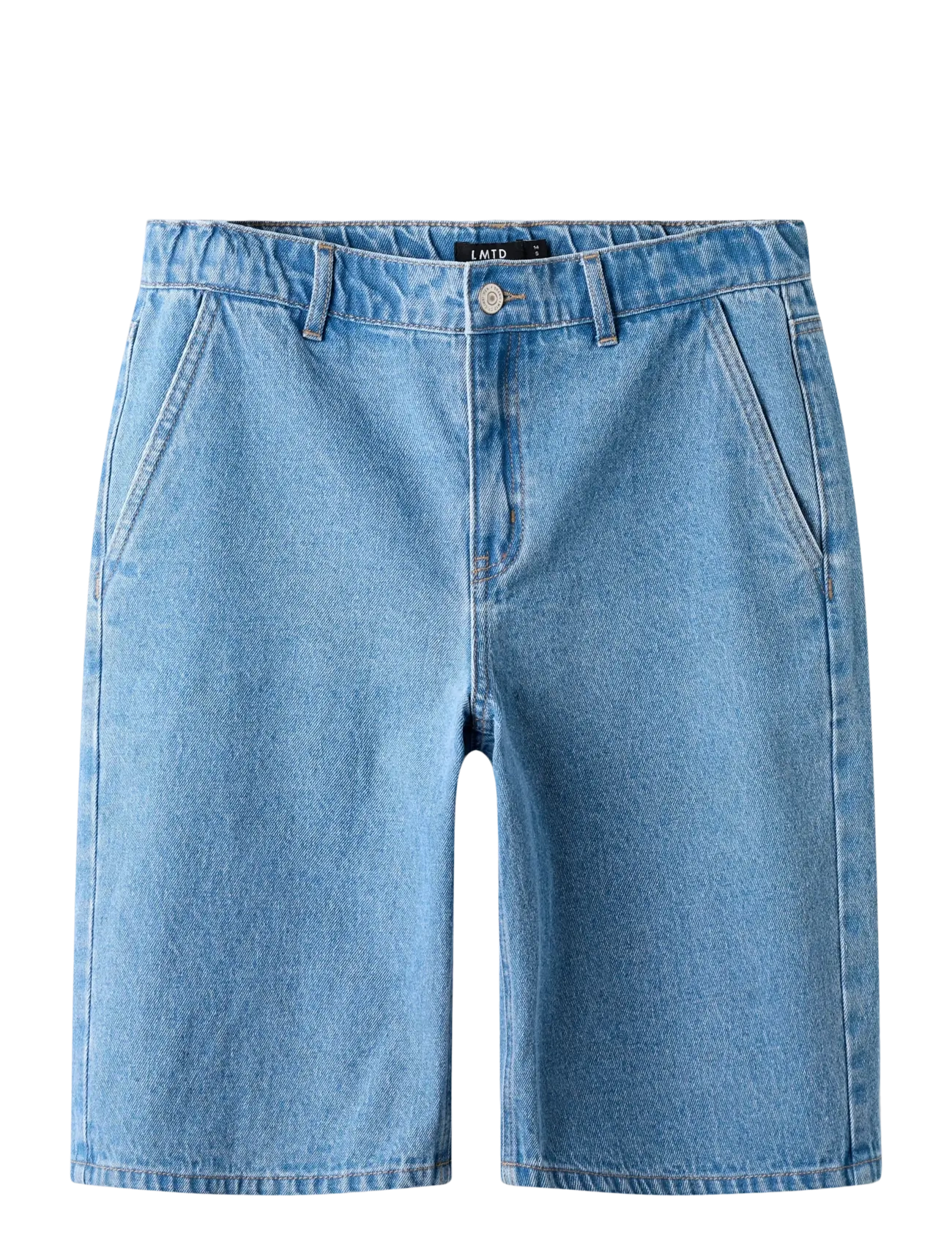 LMTD NLNTOIZZA DNM LONG SHORTS NOOS - Shorts - LIGHT BLUE DENIM / blue