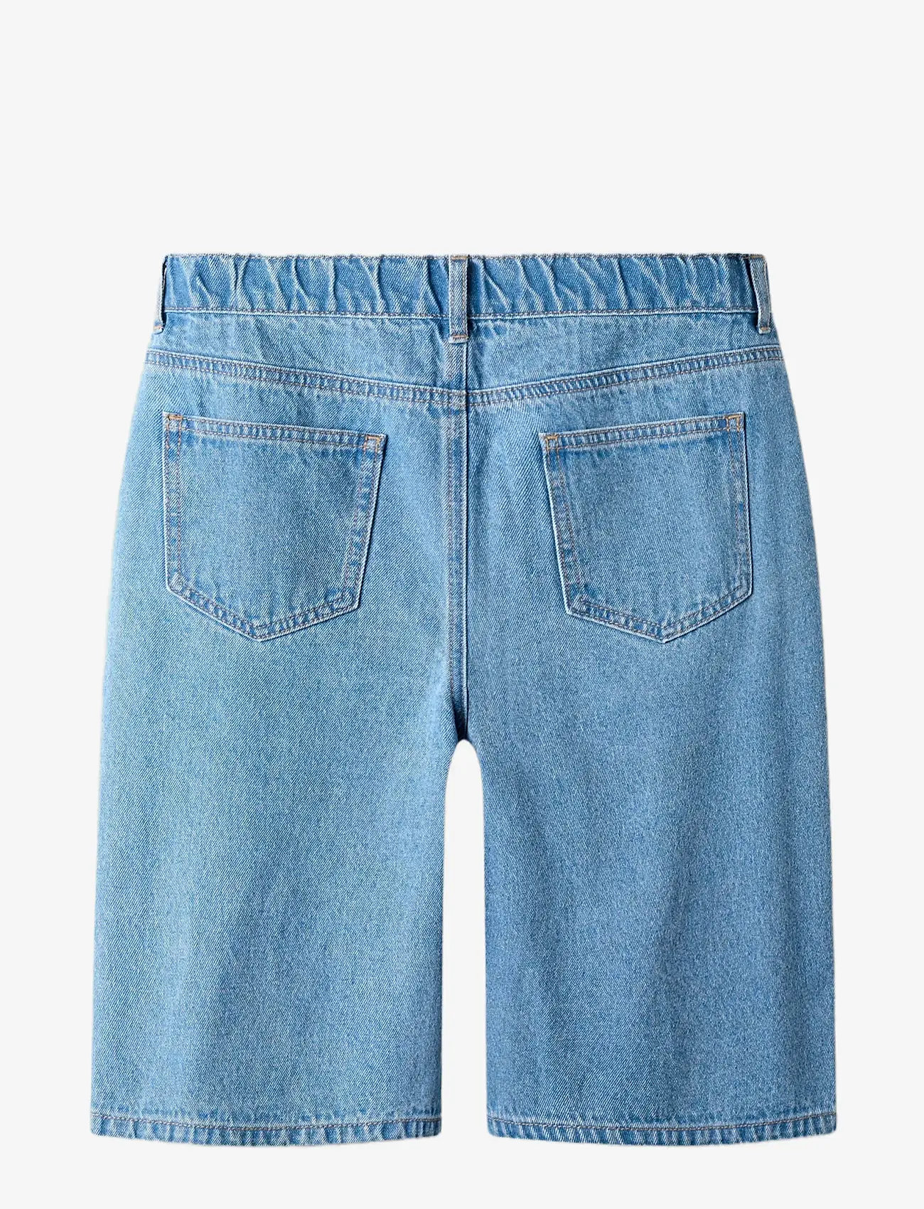 LMTD - NLNTOIZZA DNM LONG SHORTS NOOS - denimshorts - light blue denim - 1