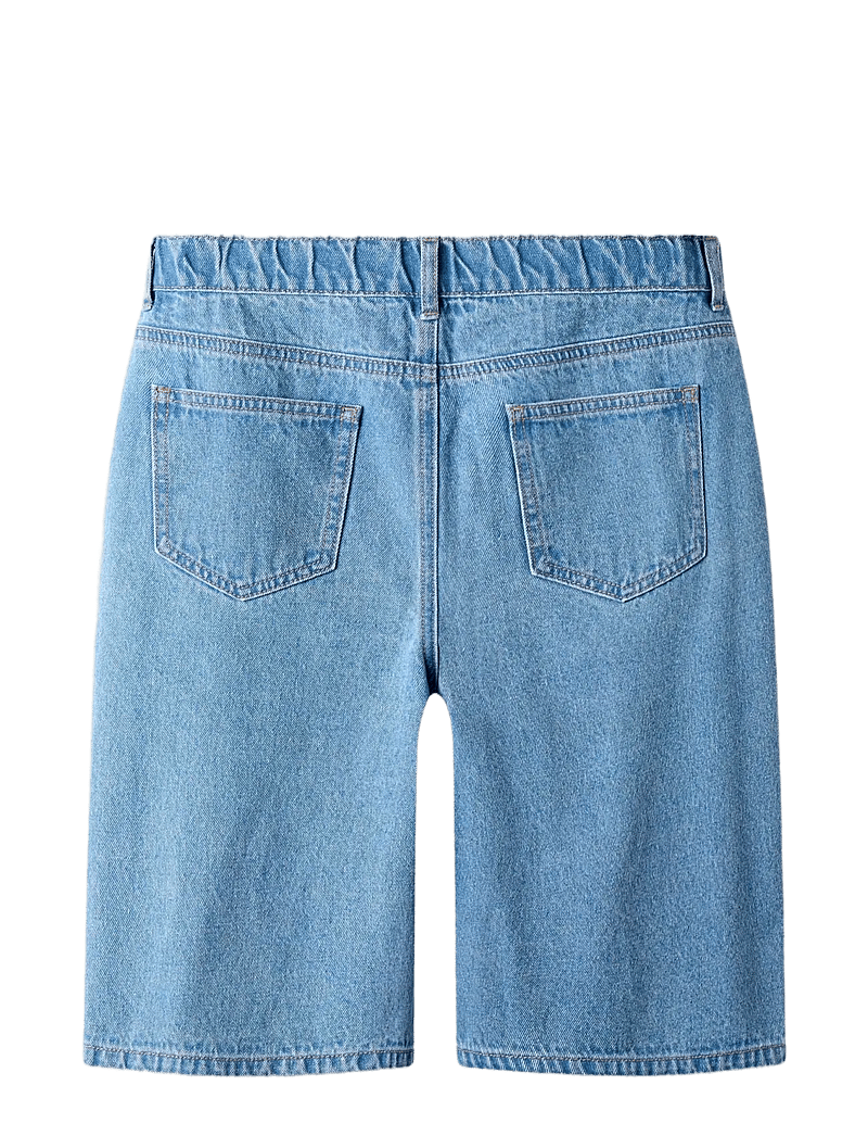 LMTD - NLNTOIZZA DNM LONG SHORTS NOOS - denimshorts - light blue denim - 1