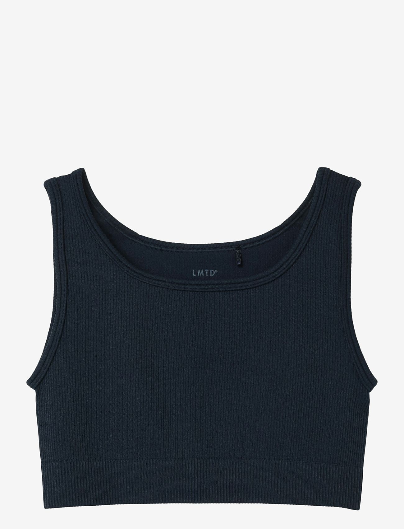LMTD - NLFFAYLE RIB CROP TANK TOP - singletter - dark sapphire - 0