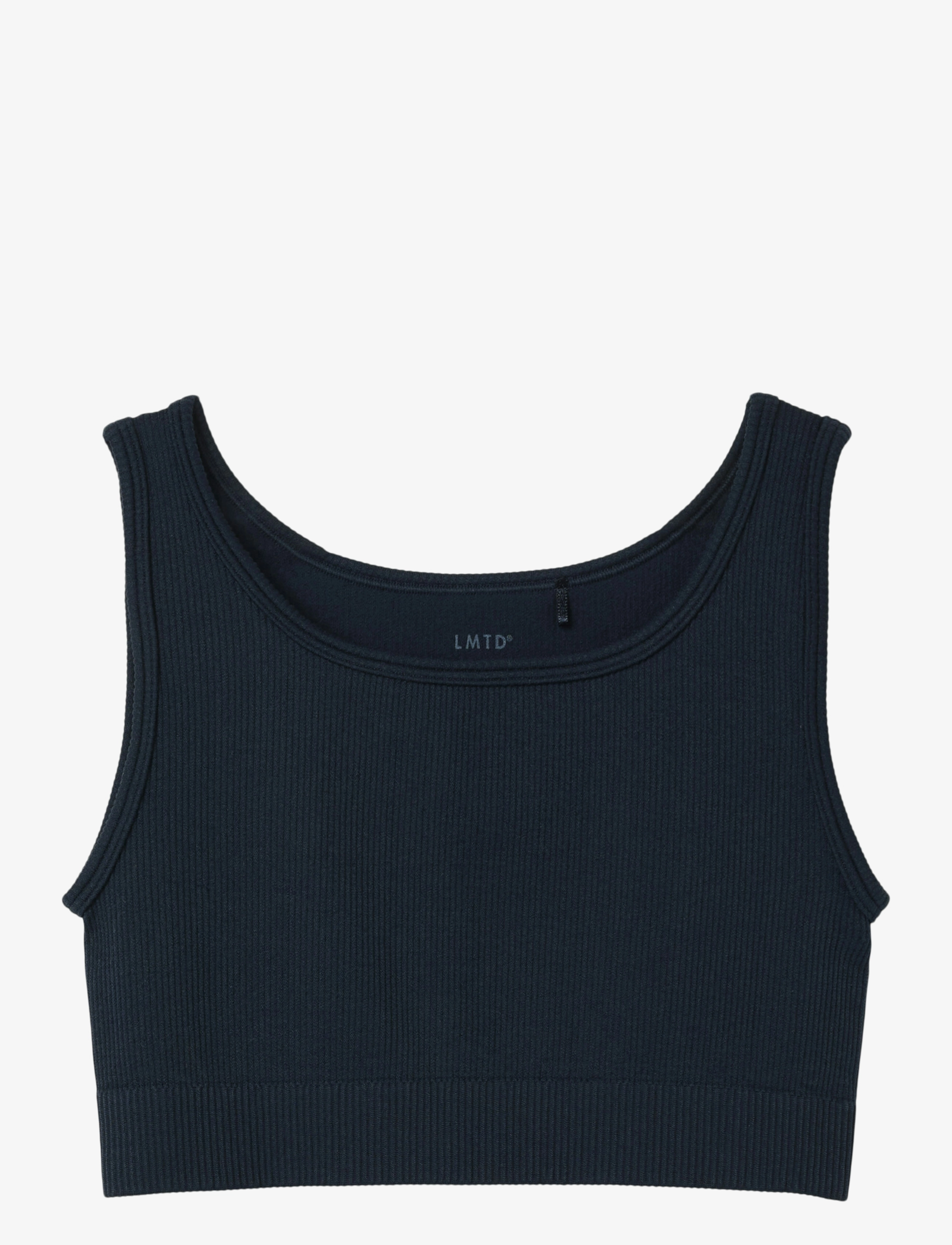 LMTD NLFFAYLE RIB CROP TANK TOP - T-shirts - DARK SAPPHIRE / navy