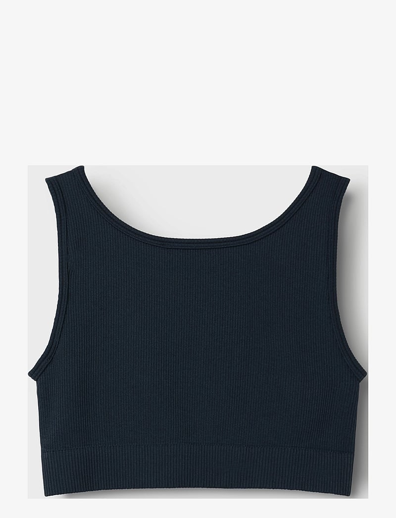 LMTD - NLFFAYLE RIB CROP TANK TOP - tanktops - dark sapphire - 1