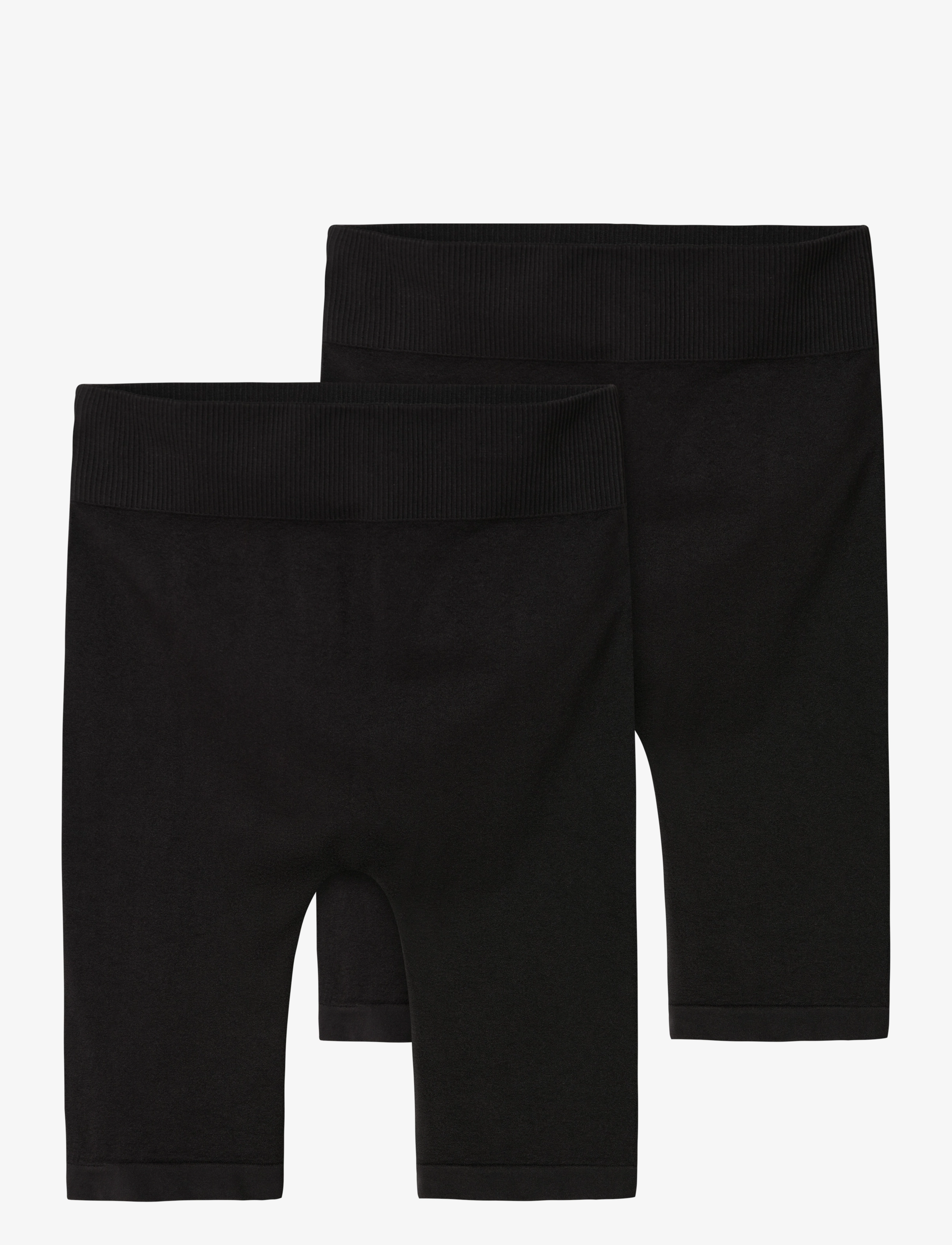 NLFHALEY SEAMLESS SHORTS 2P - BLACK