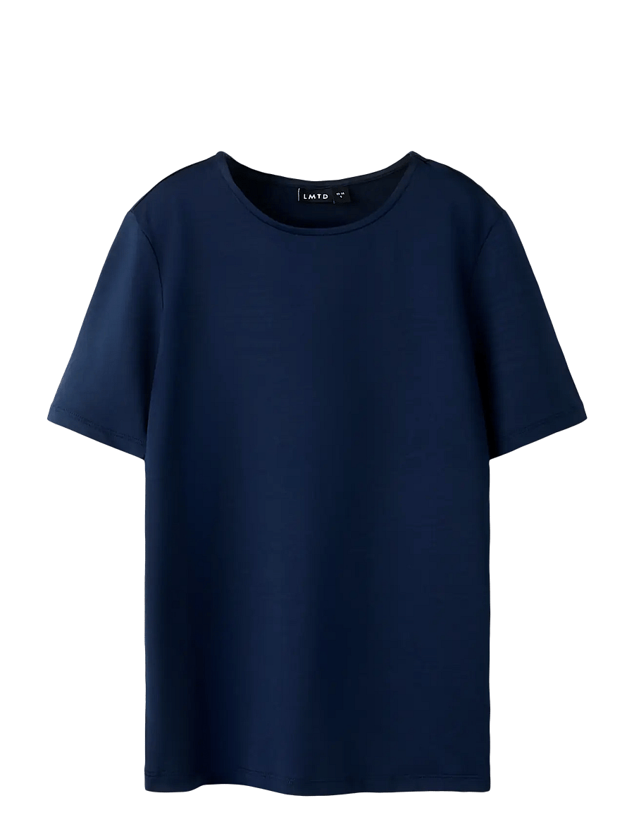 LMTD - NLFDINCI SS SHORT S TOP - lühikeste varrukatega t-särgid - navy blazer - 0