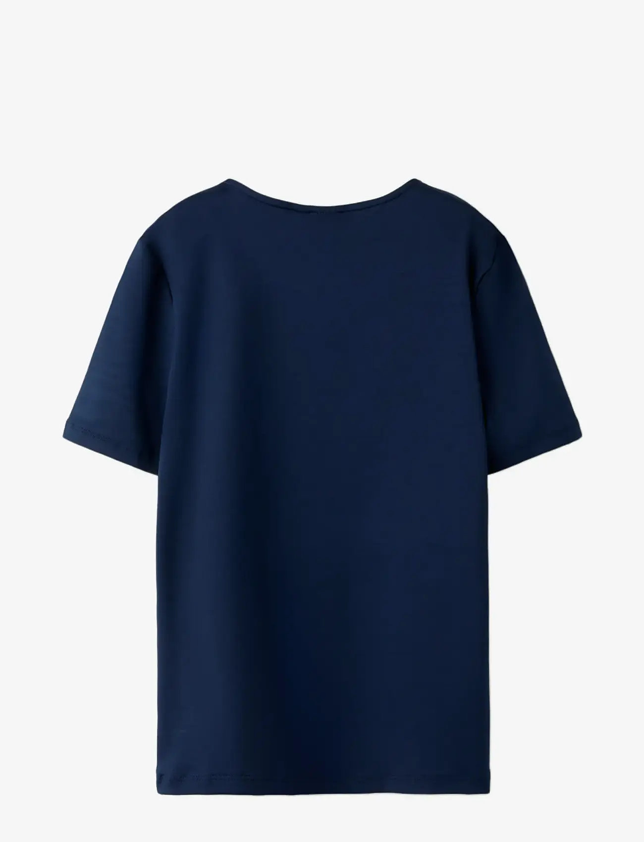 LMTD - NLFDINCI SS SHORT S TOP - kortärmade t-shirts - navy blazer - 1