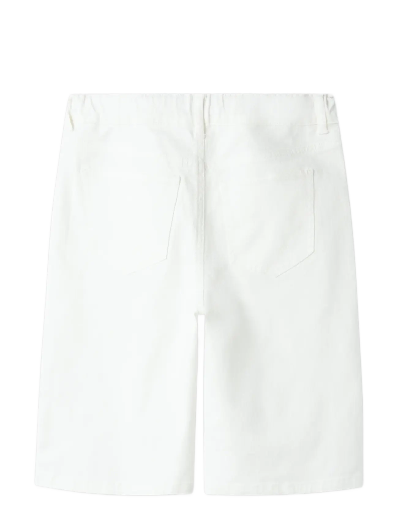 LMTD - NLNTAZZA TWI LONG SHORTS - denimshorts - bright white - 1