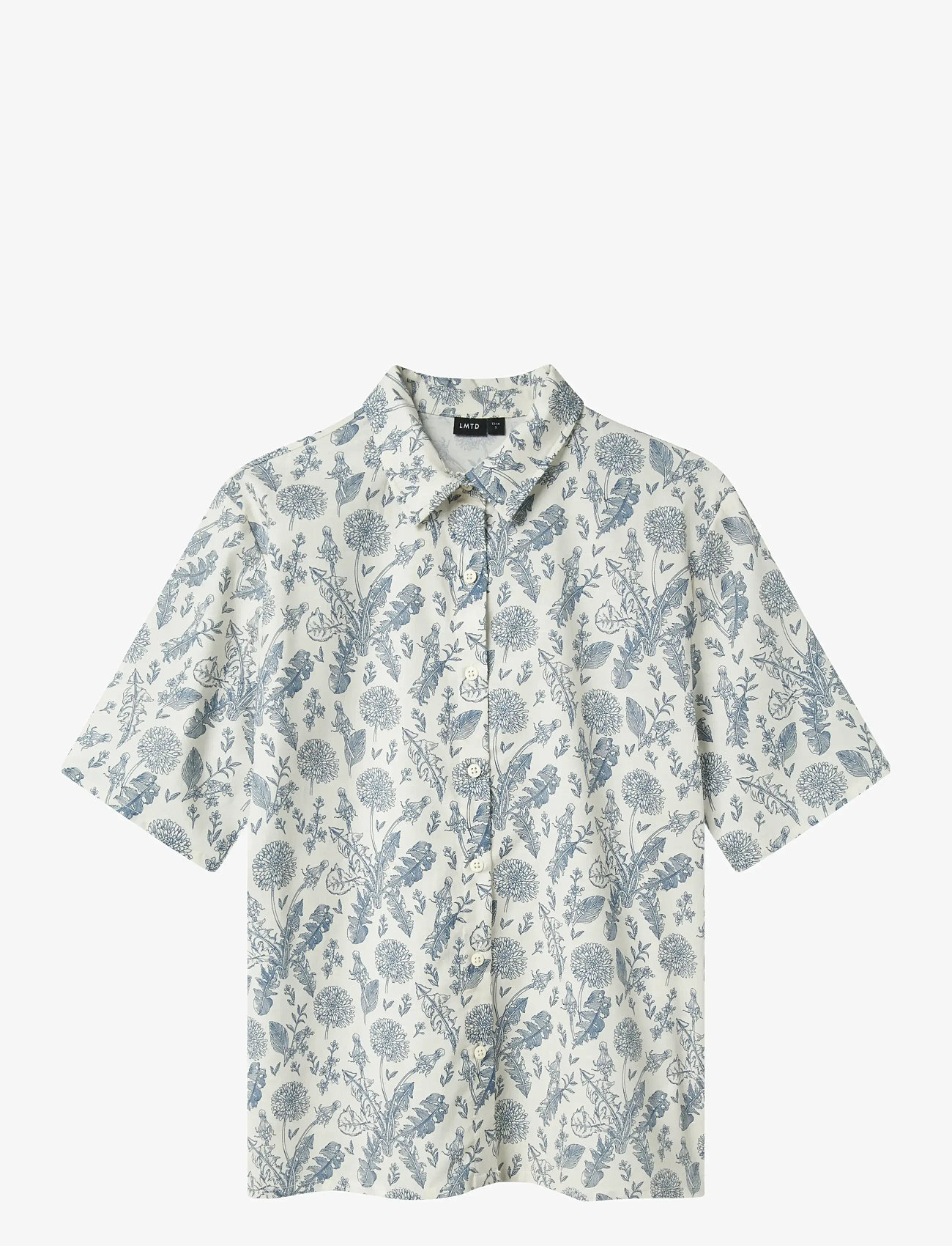 LMTD - NLNHEINA SS  SHIRT - krekli ar īsām piedurknēm - white alyssum - 0