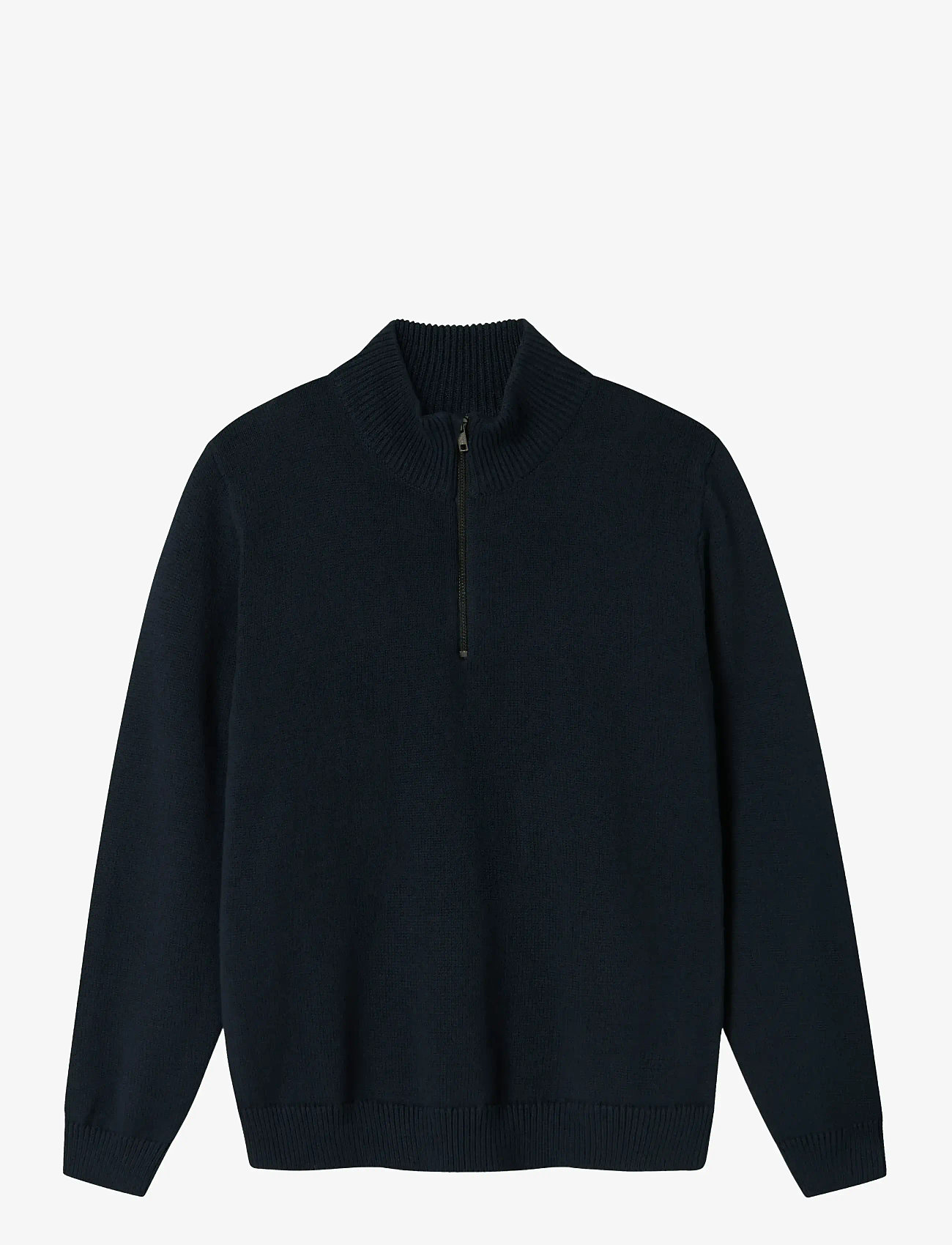 LMTD - NLMNURJOS LS HALF ZIP KNIT - dark sapphire - 0