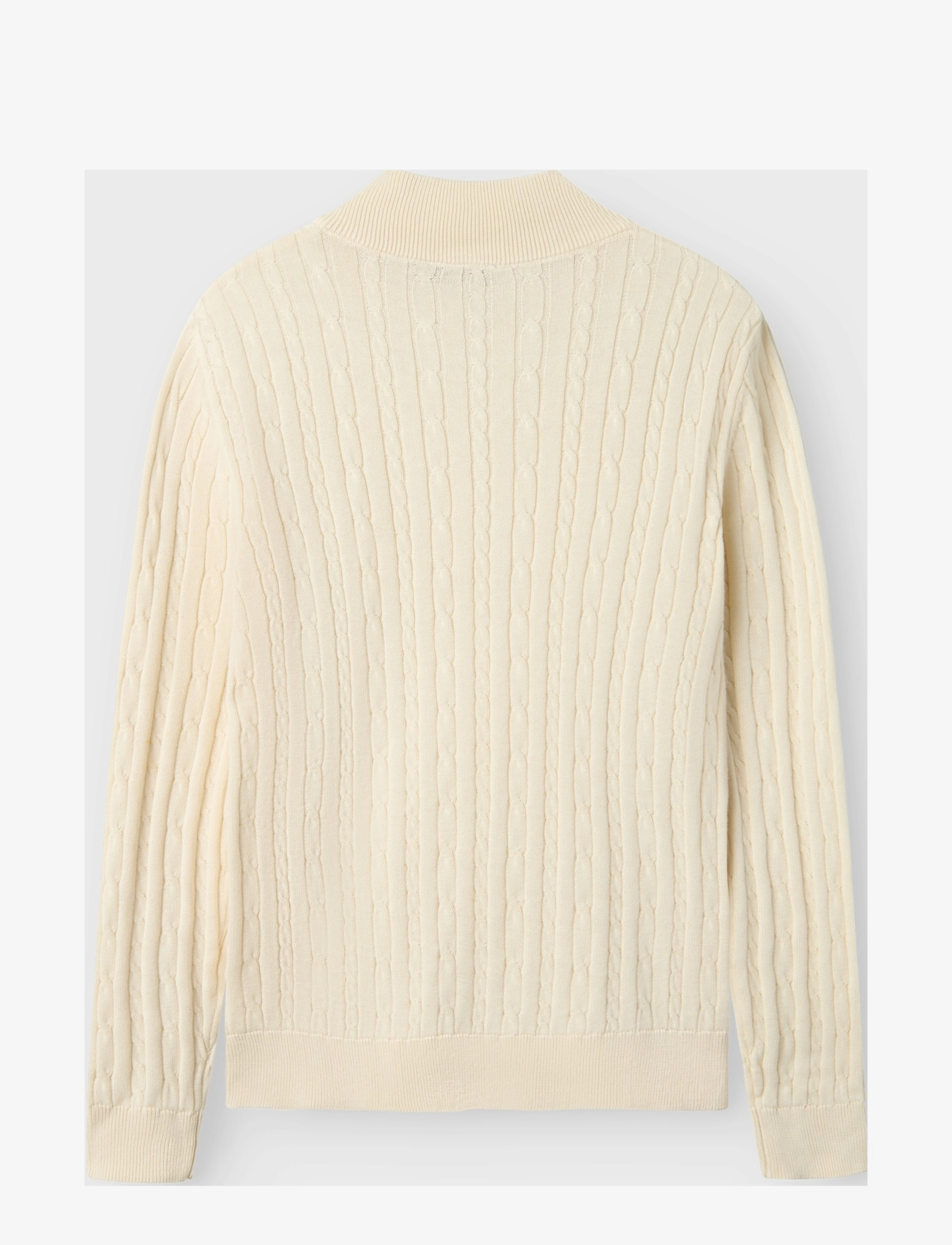 LMTD - NLMHABEL LS HALF ZIP S KNIT - trøjer - antique white - 1