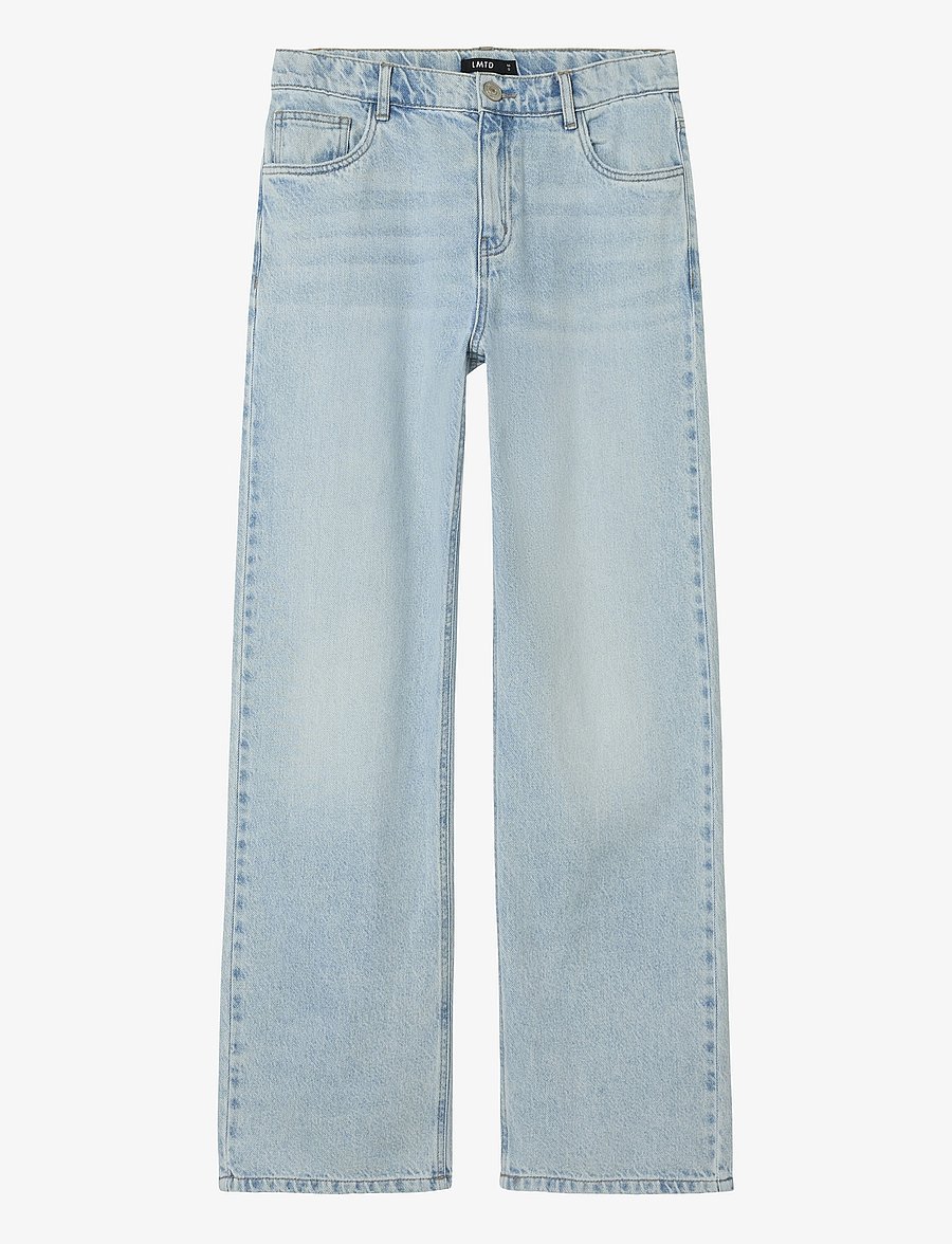 LMTD - NLMKIM DNM LOOSE PANT NOOS - vaba lõikega teksad - light blue denim - 0