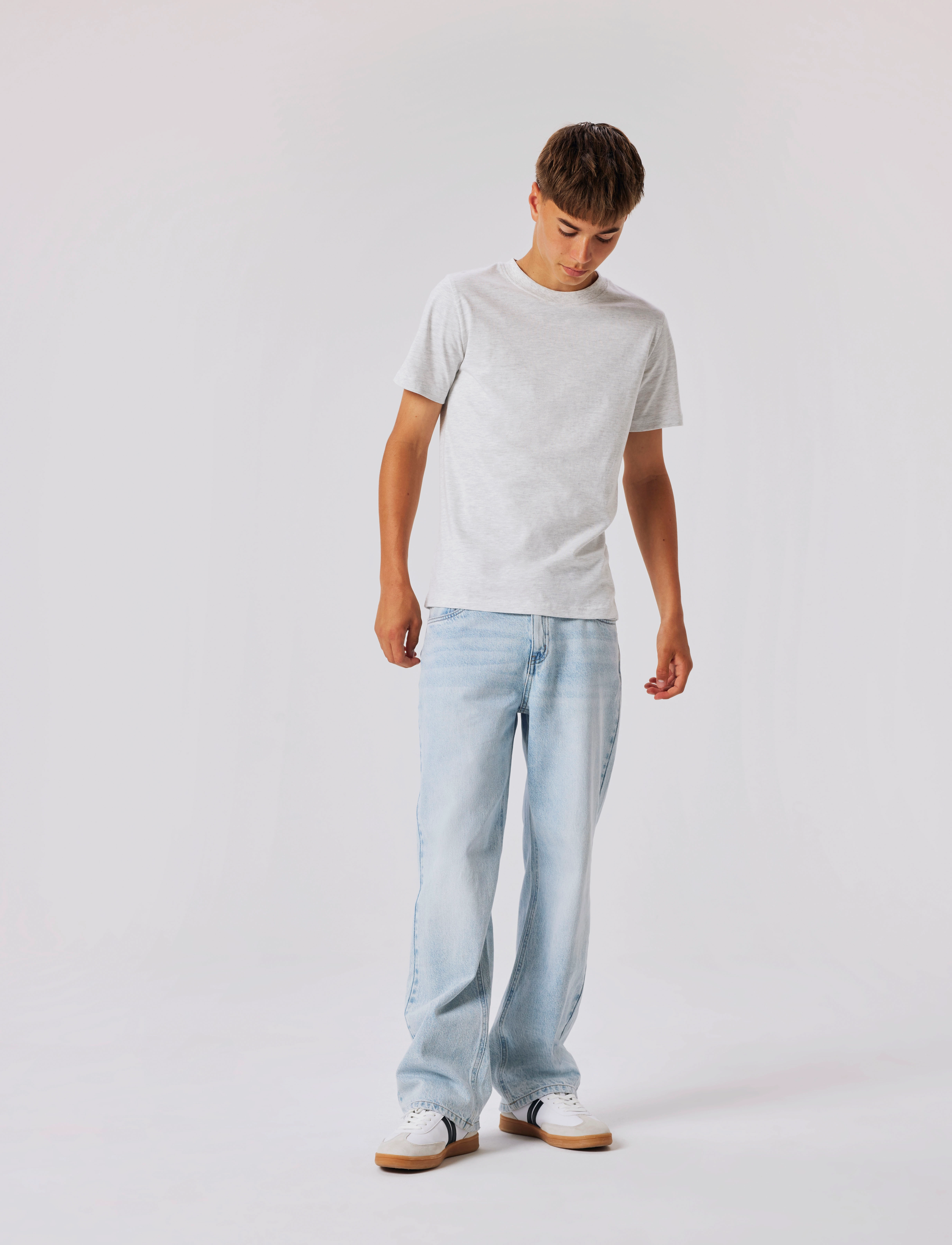 LMTD - NLMKIM DNM LOOSE PANT NOOS - rúmar gallabuxur - light blue denim - 2