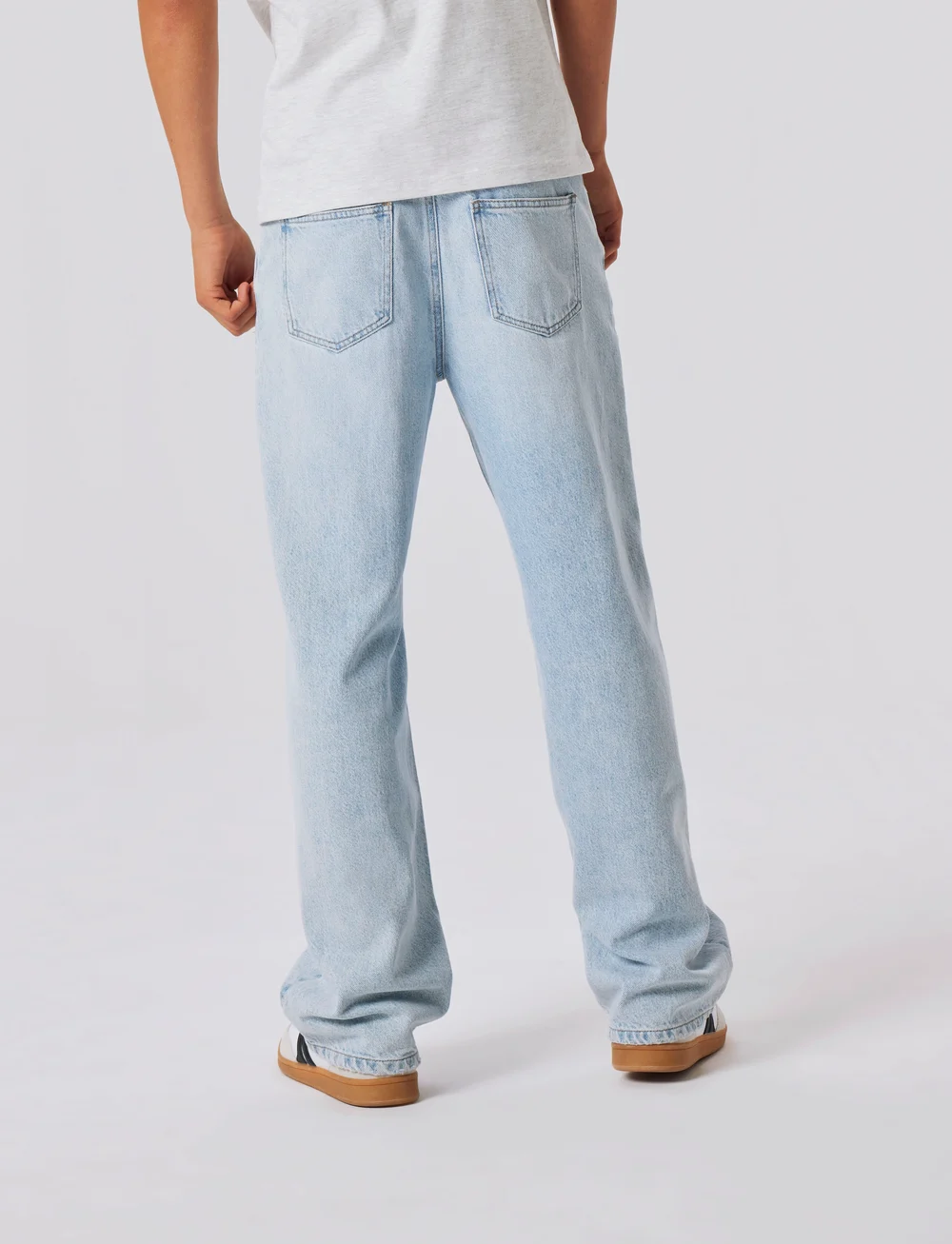 LMTD - NLMKIM DNM LOOSE PANT NOOS - loose jeans - light blue denim - 3