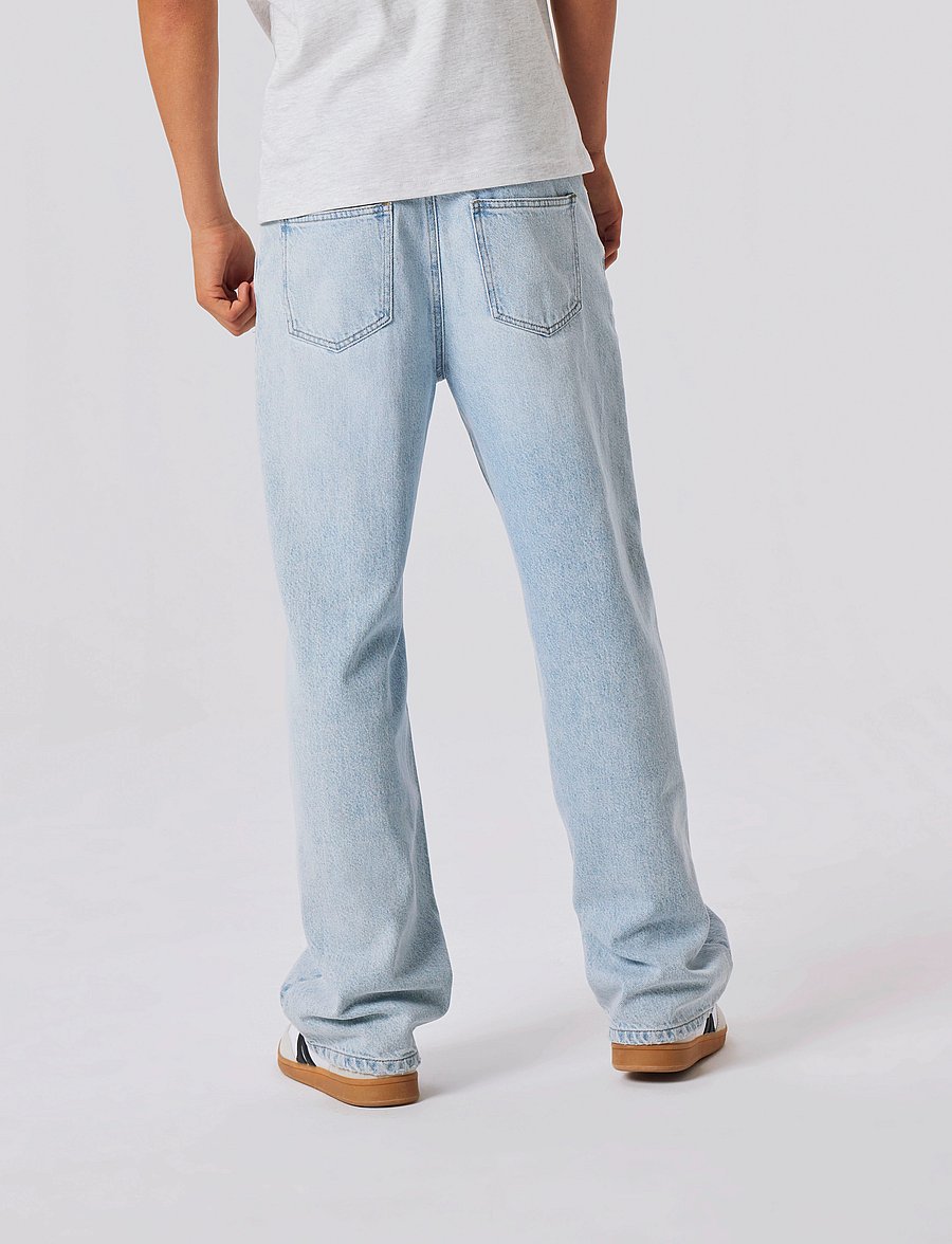 LMTD - NLMKIM DNM LOOSE PANT NOOS - vaba lõikega teksad - light blue denim - 3