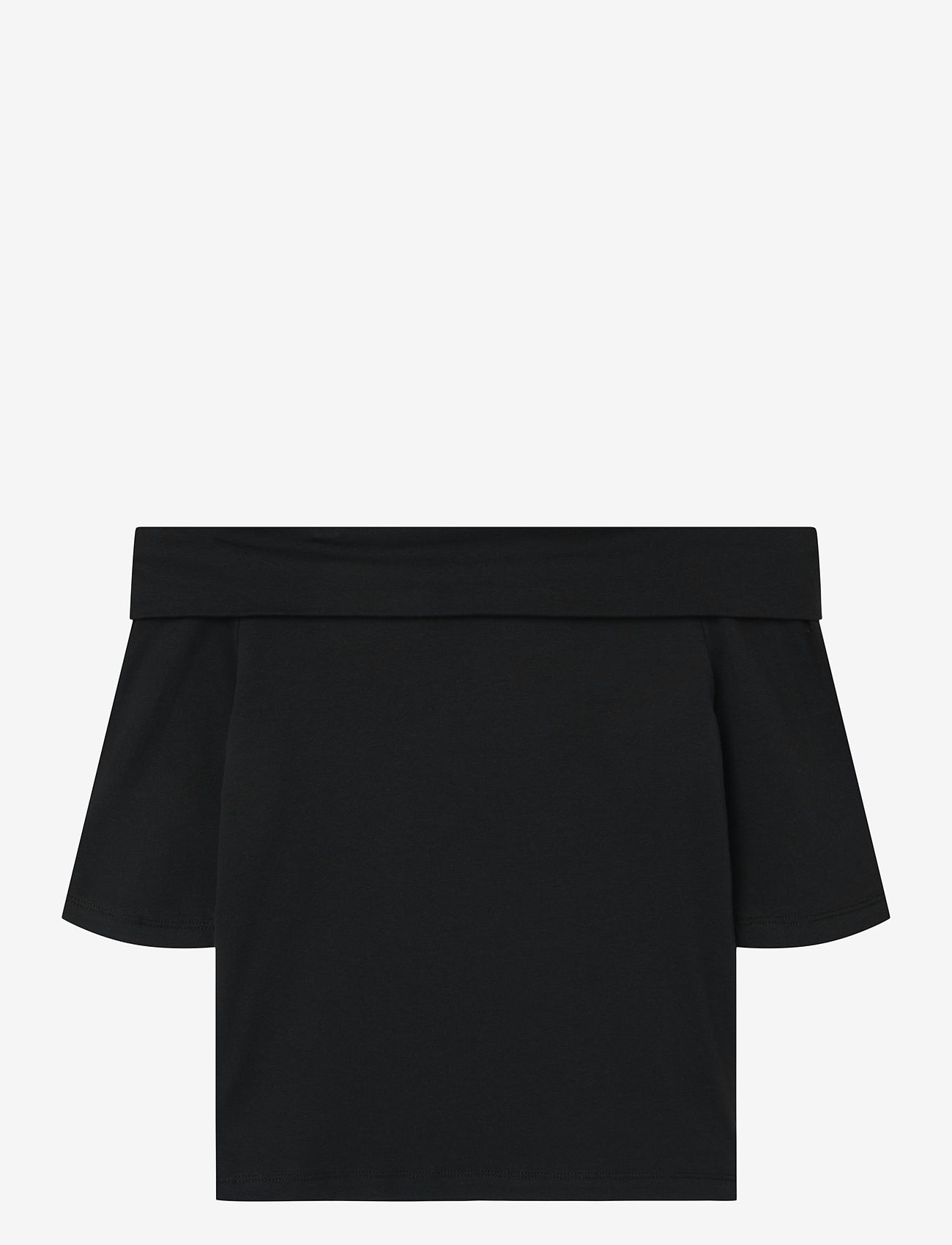 LMTD - NLFROVA 2/4 OFF SHOULDER SHORT TOP - black - 0