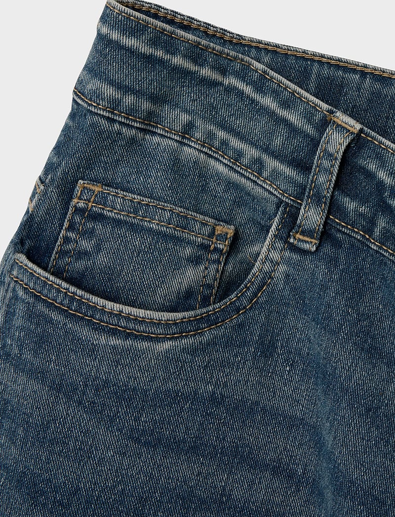 LMTD - NLFTEPPI DNM NW WIDE PANT NOOS - platūs džinsai - dark blue denim - 5