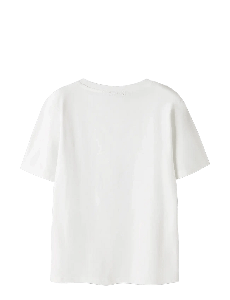 LMTD - NLFTROPIC SS SHORT S TOP - kortärmade t-shirts - bright white - 1