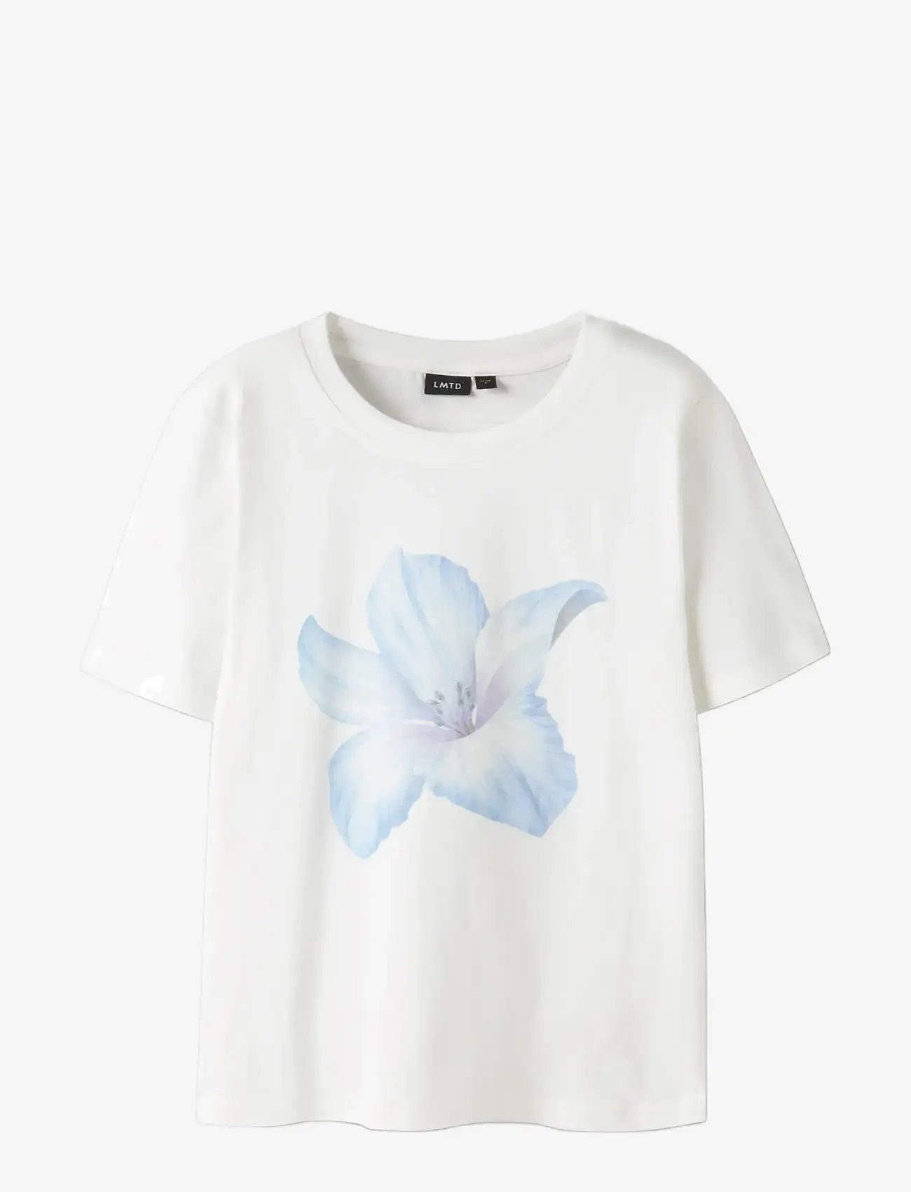 LMTD - NLFTROPIC SS SHORT S TOP - kortärmade t-shirts - bright white - 2