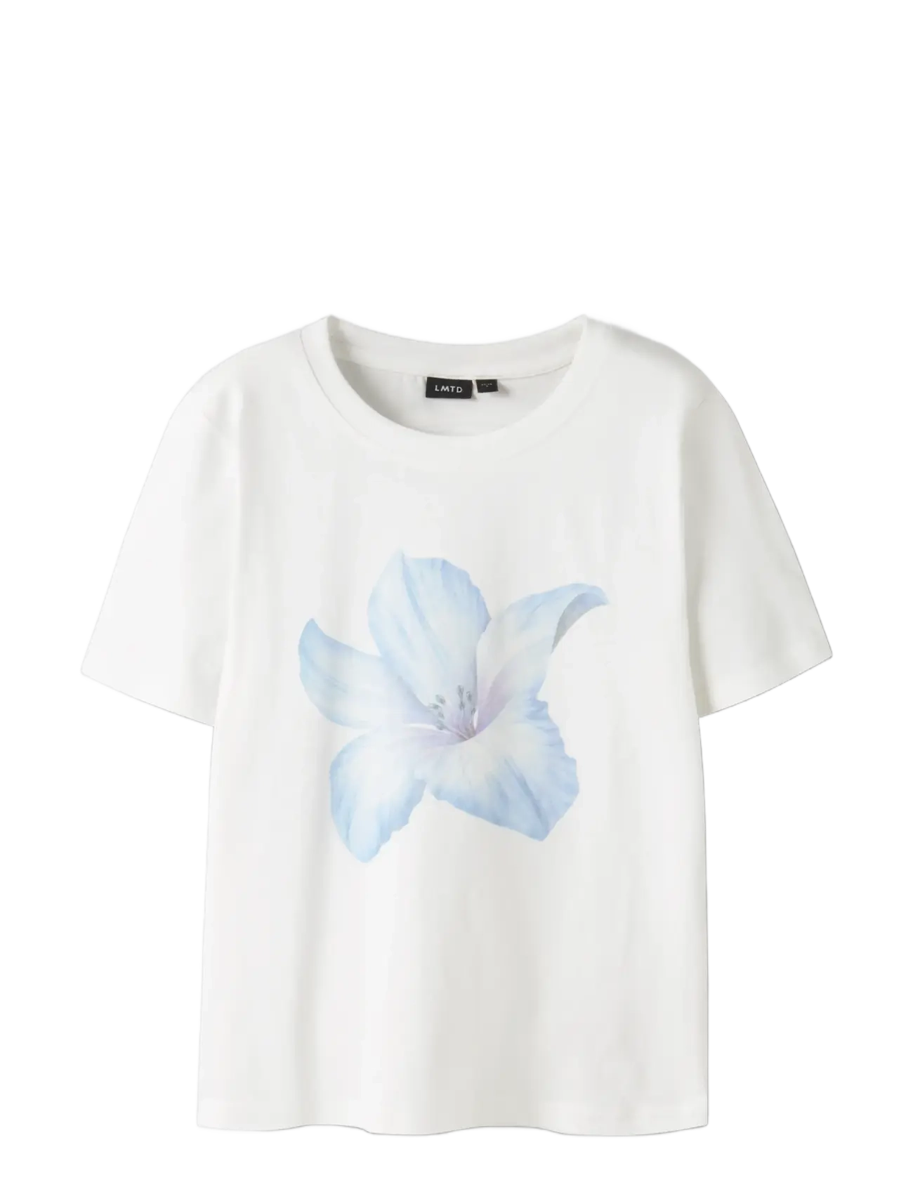 LMTD - NLFTROPIC SS SHORT S TOP - short-sleeved t-shirts - bright white - 2