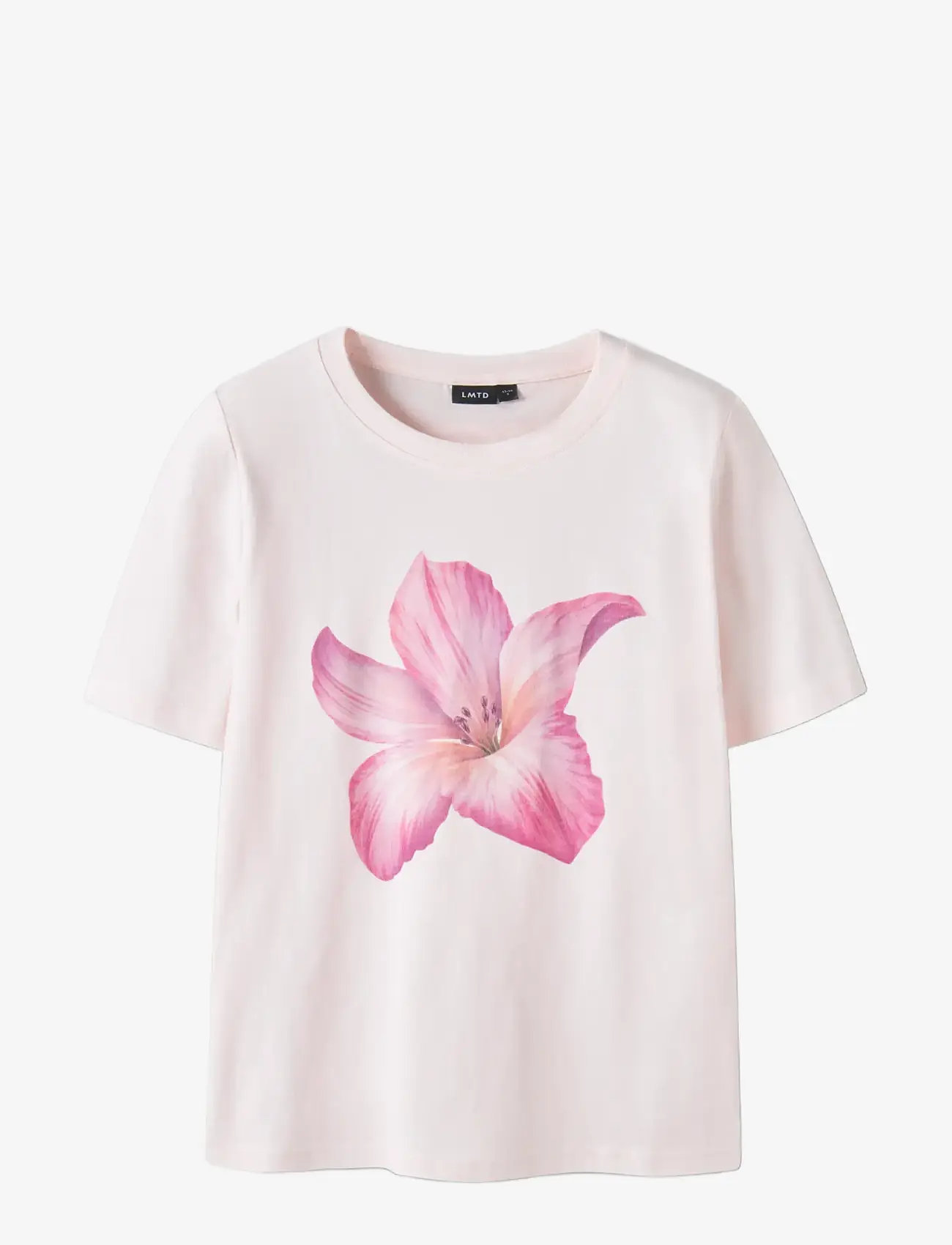 LMTD - NLFTROPIC SS SHORT S TOP - kortærmede - pink marshmallow - 2
