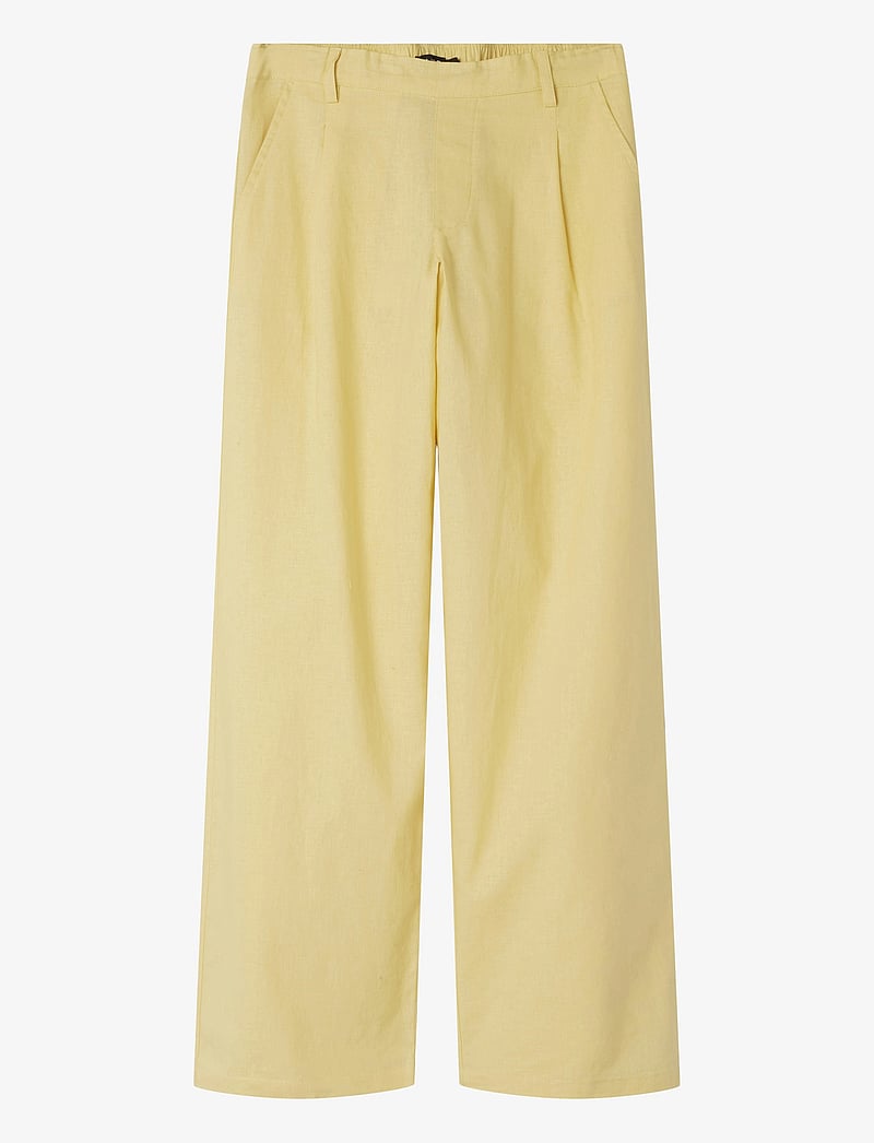 LMTD - NLFHYNTHE LW WIDE PANT - bukser - mellow yellow - 0