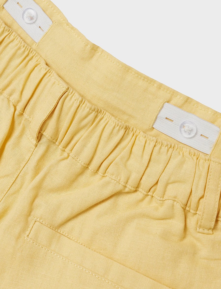LMTD - NLFHYNTHE LONG SHORTS - chino-shorts - mellow yellow - 3