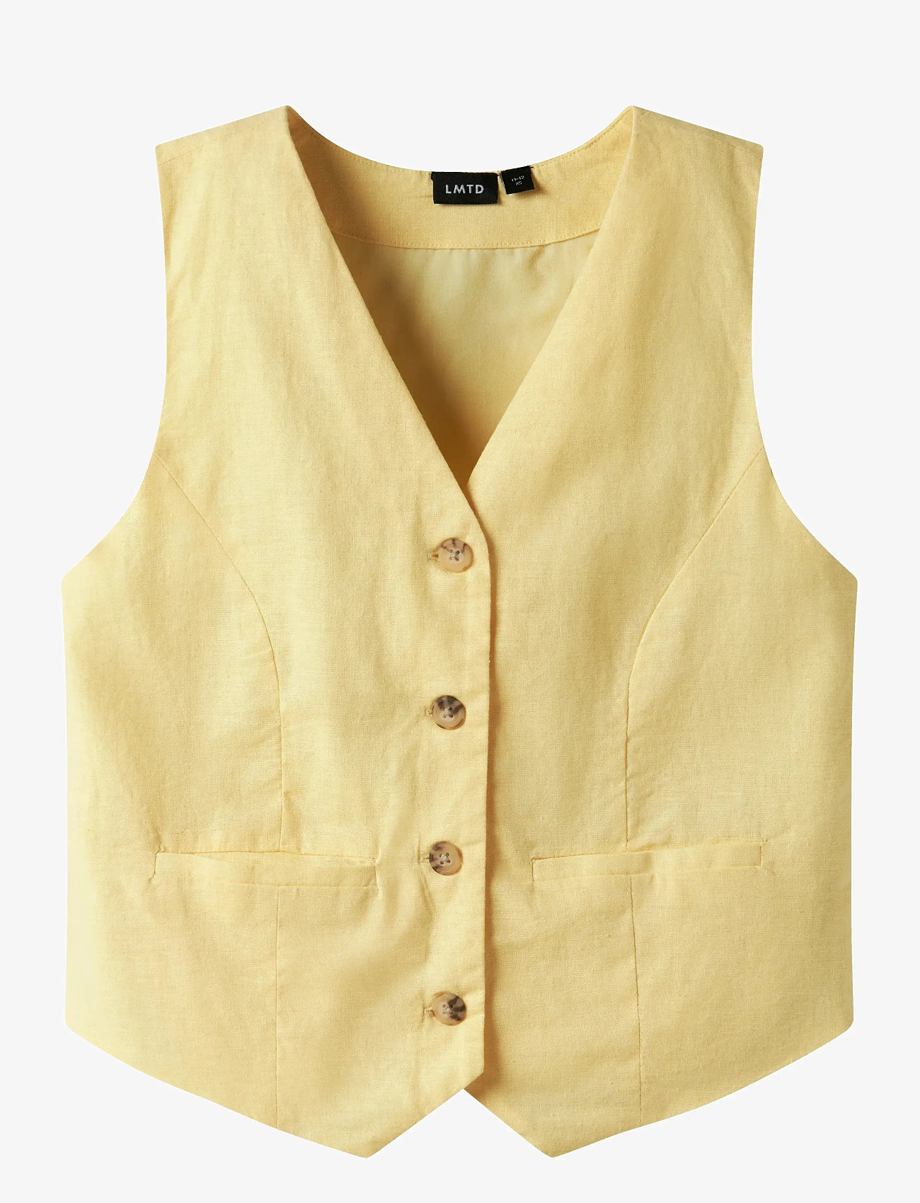 LMTD - NLFHYNTHE SL WAISTCOAT - mellow yellow - 0