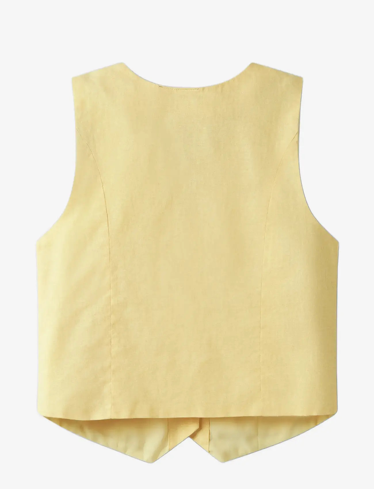 LMTD - NLFHYNTHE SL WAISTCOAT - mellow yellow - 1