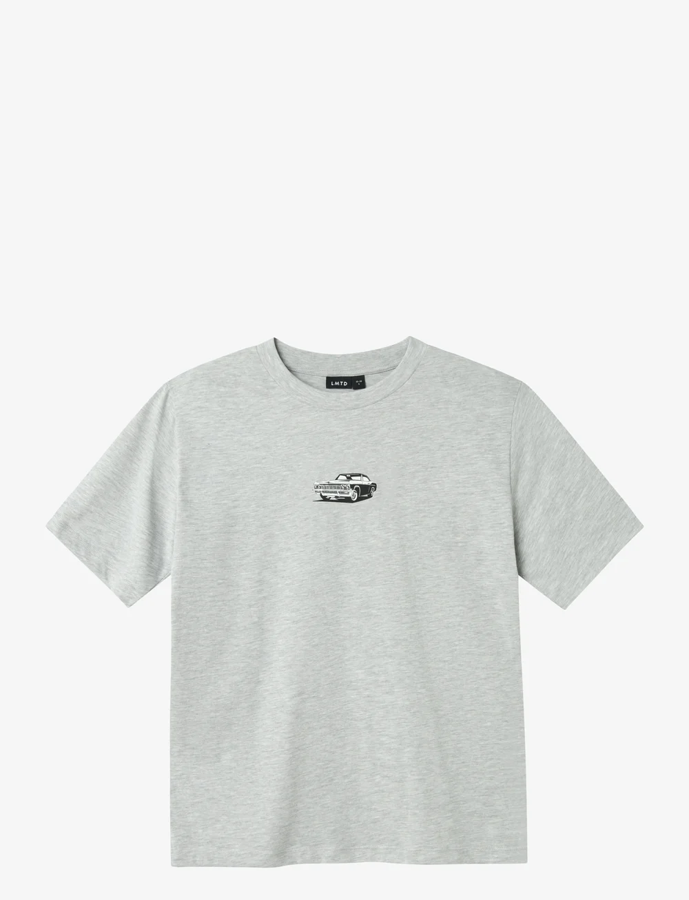 LMTD - NLMSHOSTAR SS L TOP - stutterma bolir - light grey melange - 0