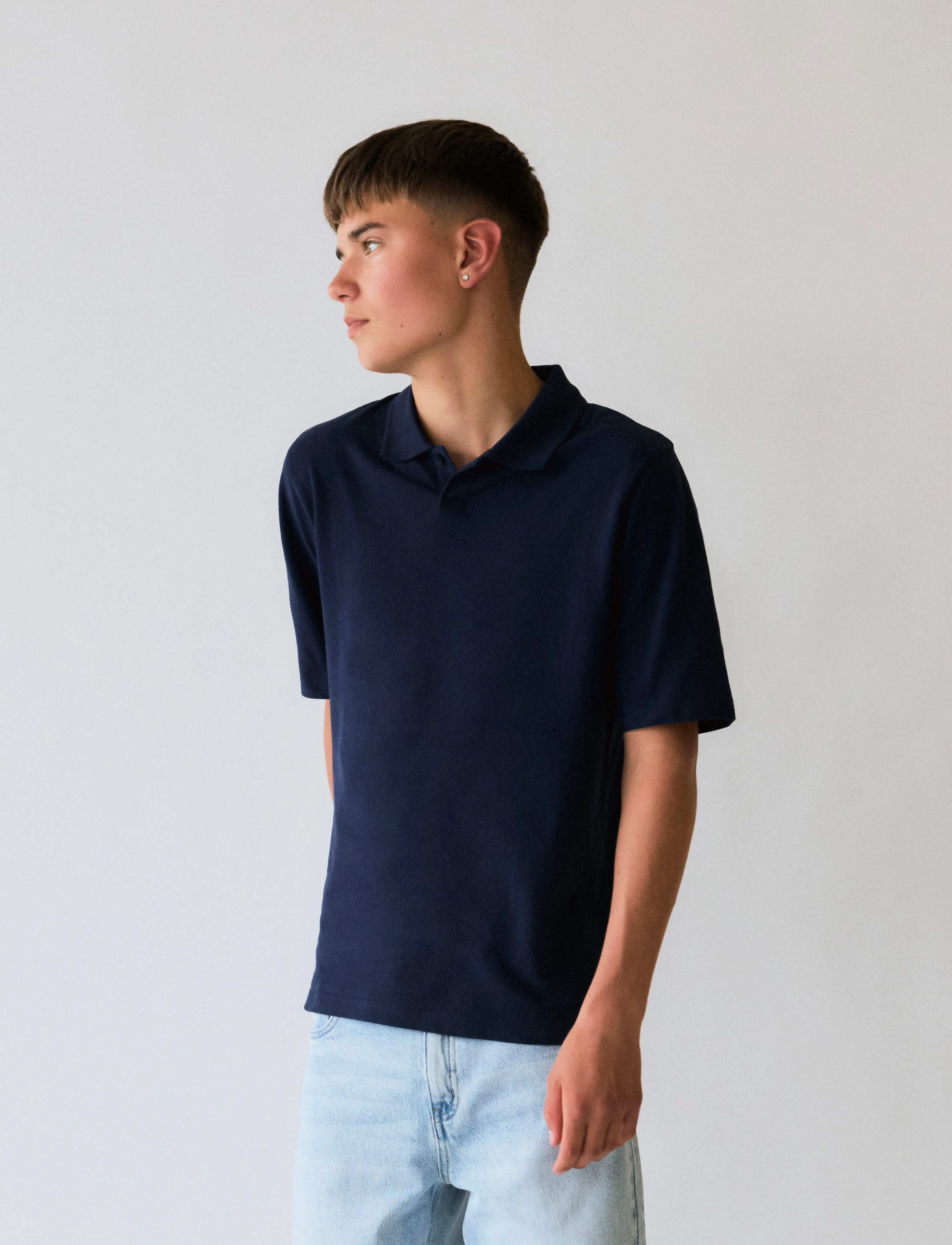 LMTD - NLMHANNES SS L PIQUE POLO - dark sapphire - 2