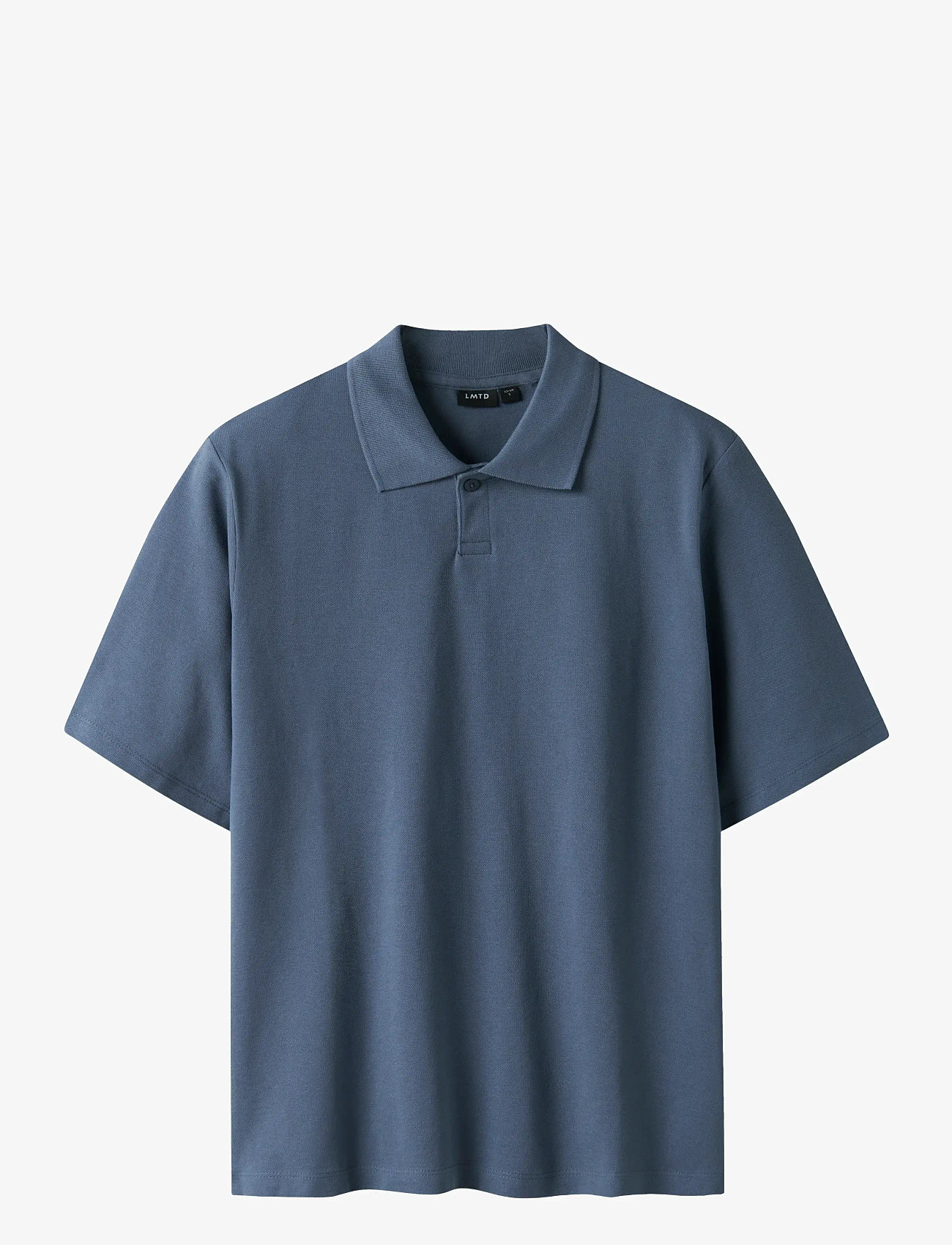 LMTD - NLMHANNES SS L PIQUE POLO - short-sleeved polos - vintage indigo - 0