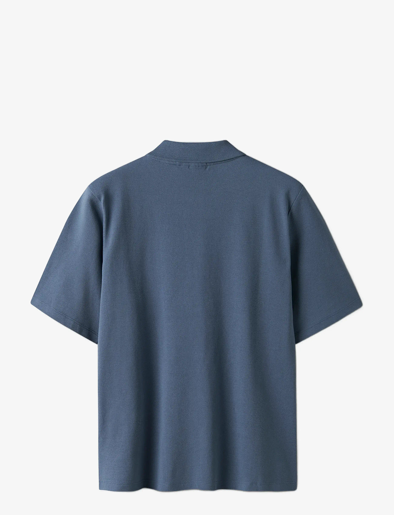 LMTD - NLMHANNES SS L PIQUE POLO - short-sleeved polos - vintage indigo - 1