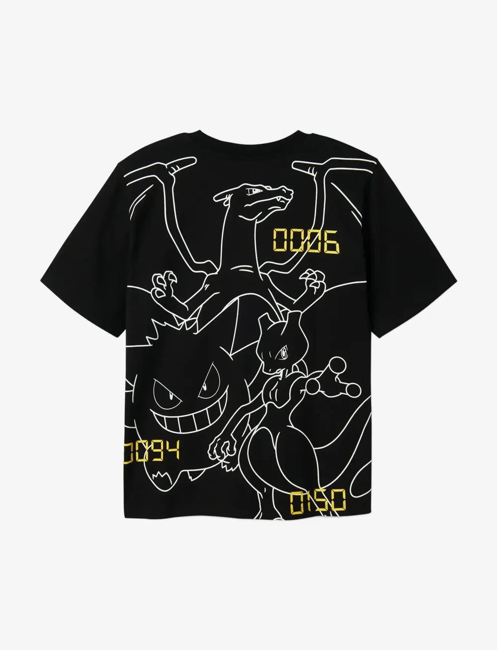 LMTD - NLMONOR POKEMON L SS TOP SKY - kortærmede t-shirts - black - 1