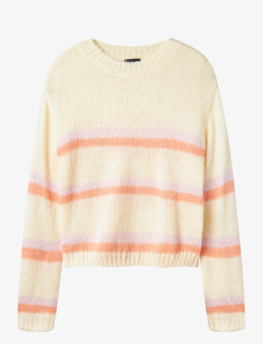 LMTD - NLFFOW LS SHORT KNIT - pullover - antique white - 0